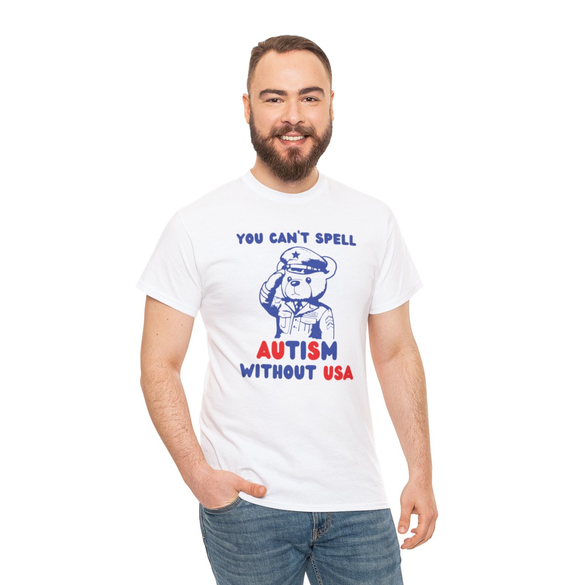 You can't spell Autism without USA shirt