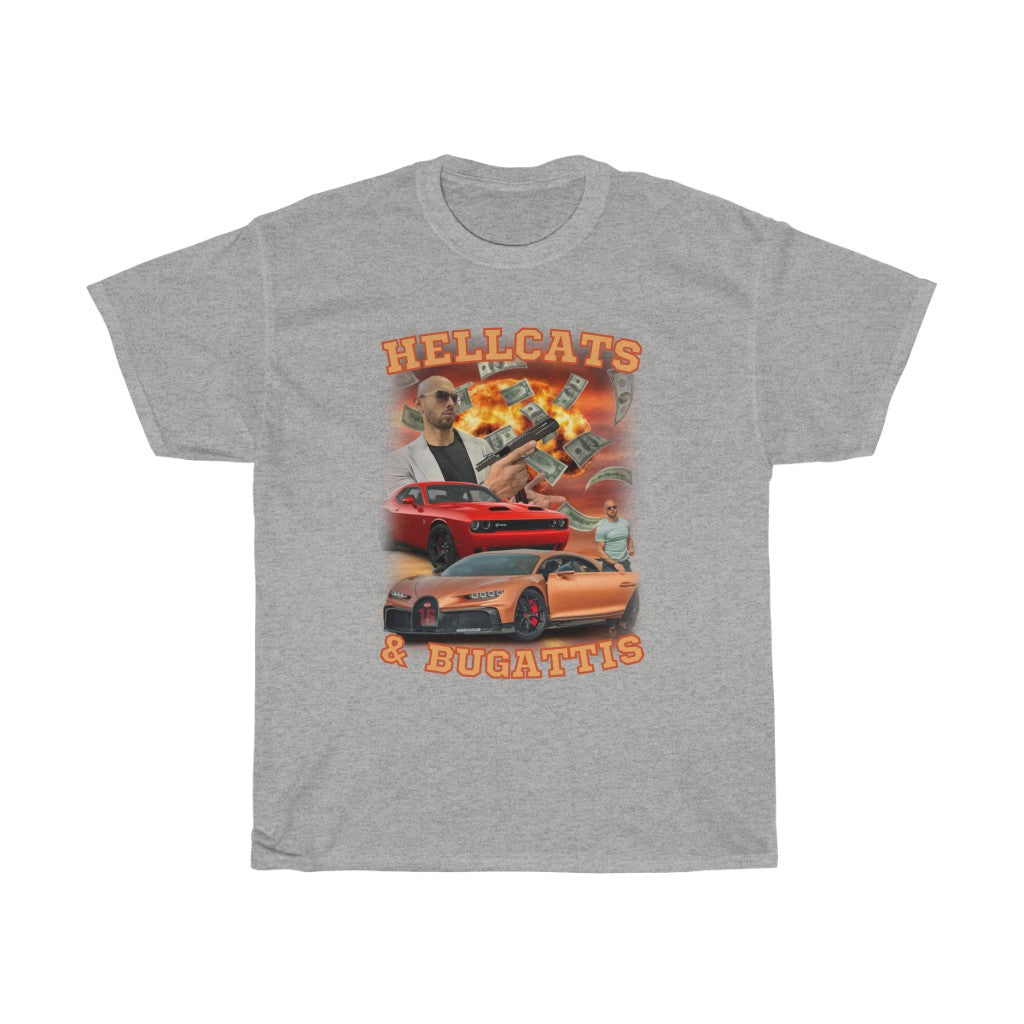 Hellcats and Bugattis - Unisex Heavy Cotton Tee