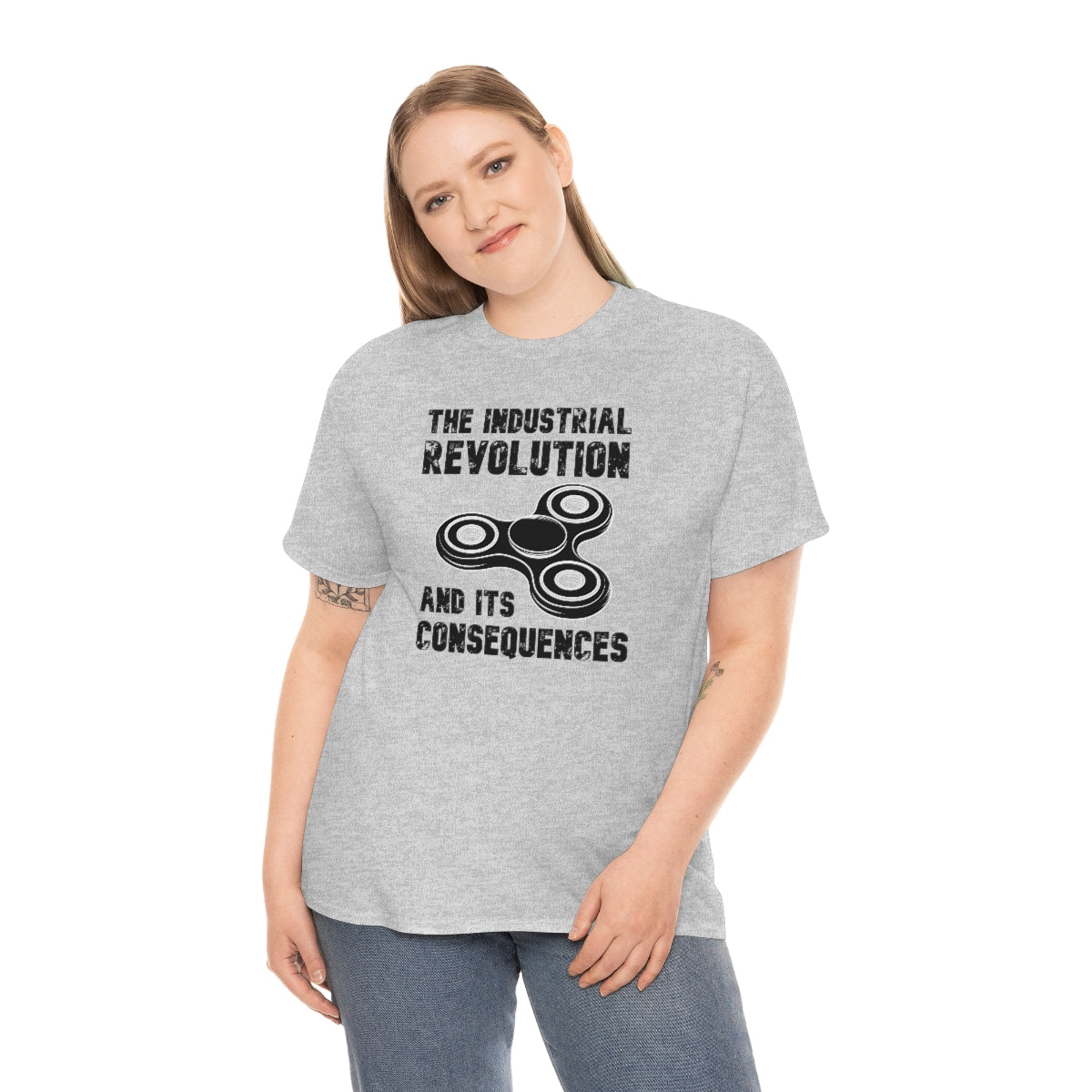 The Industrial Revolution and its Consequences Fidget Spinner - Unisex Heavy Cotton Tee - All Colors