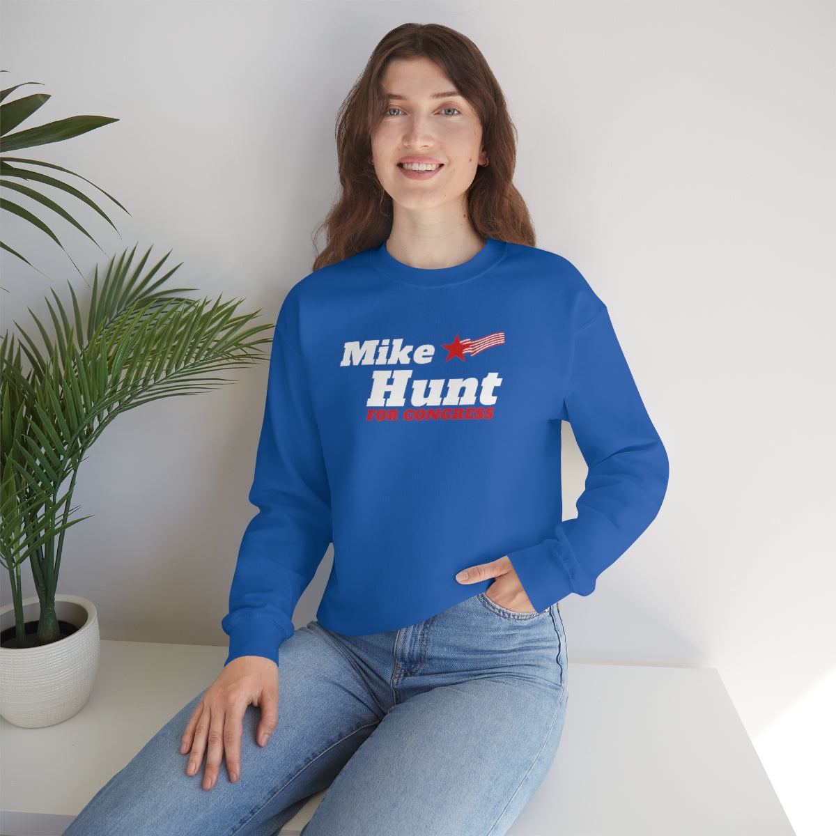 Mike Hunt - Unisex Heavy Blend™ Crewneck Sweatshirt