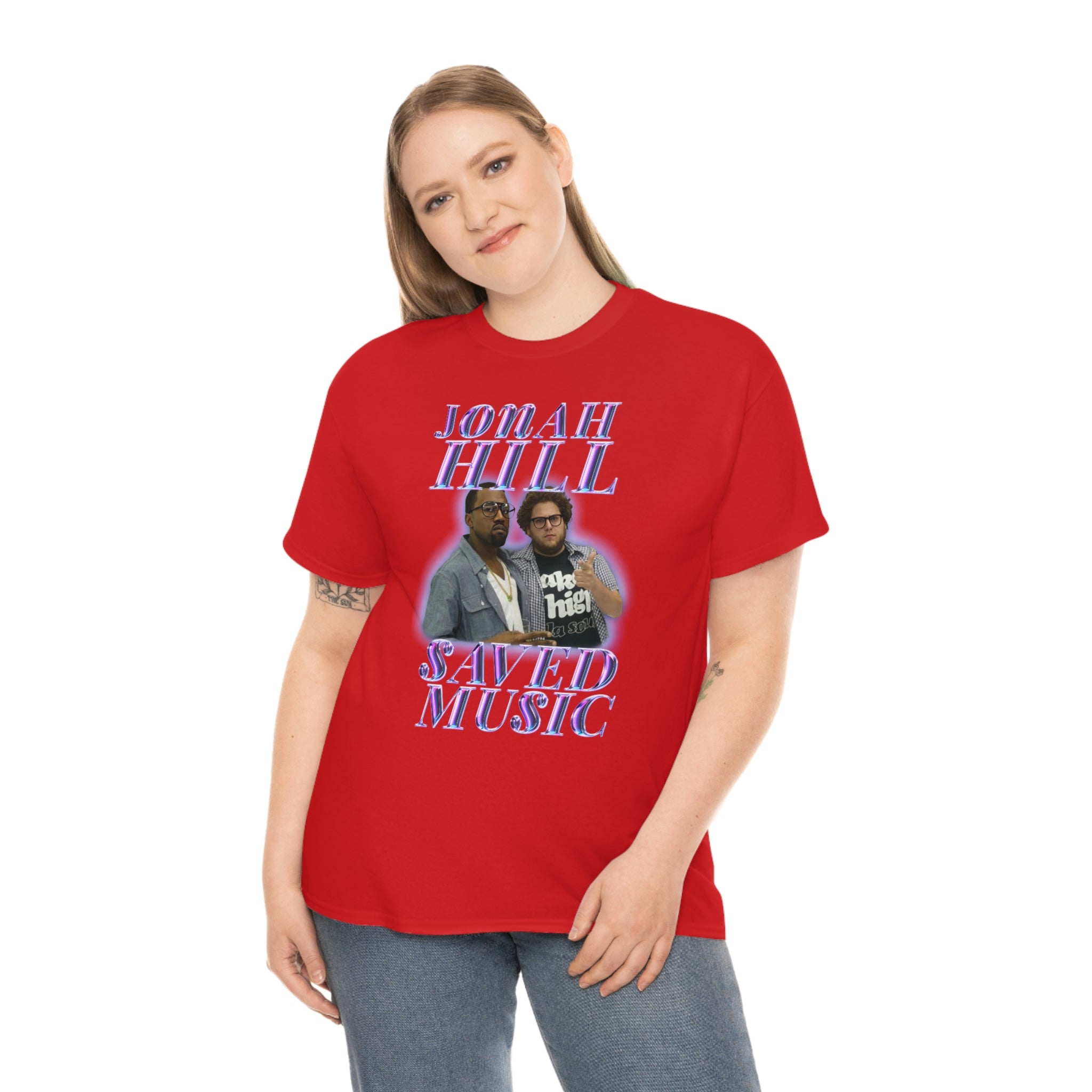 JONAH HILL SAVED MUSIC (KANYE) - Unisex Heavy Cotton Tee