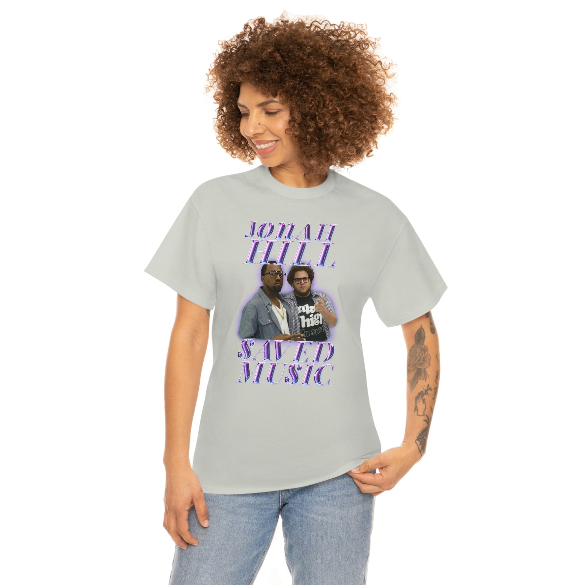 JONAH HILL SAVED MUSIC (KANYE) - Unisex Heavy Cotton Tee