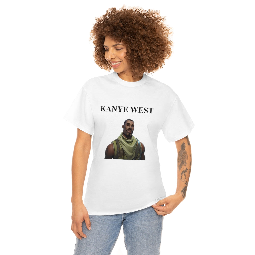 Kanye West Default Skin Fortnite - Unisex Heavy Cotton Tee