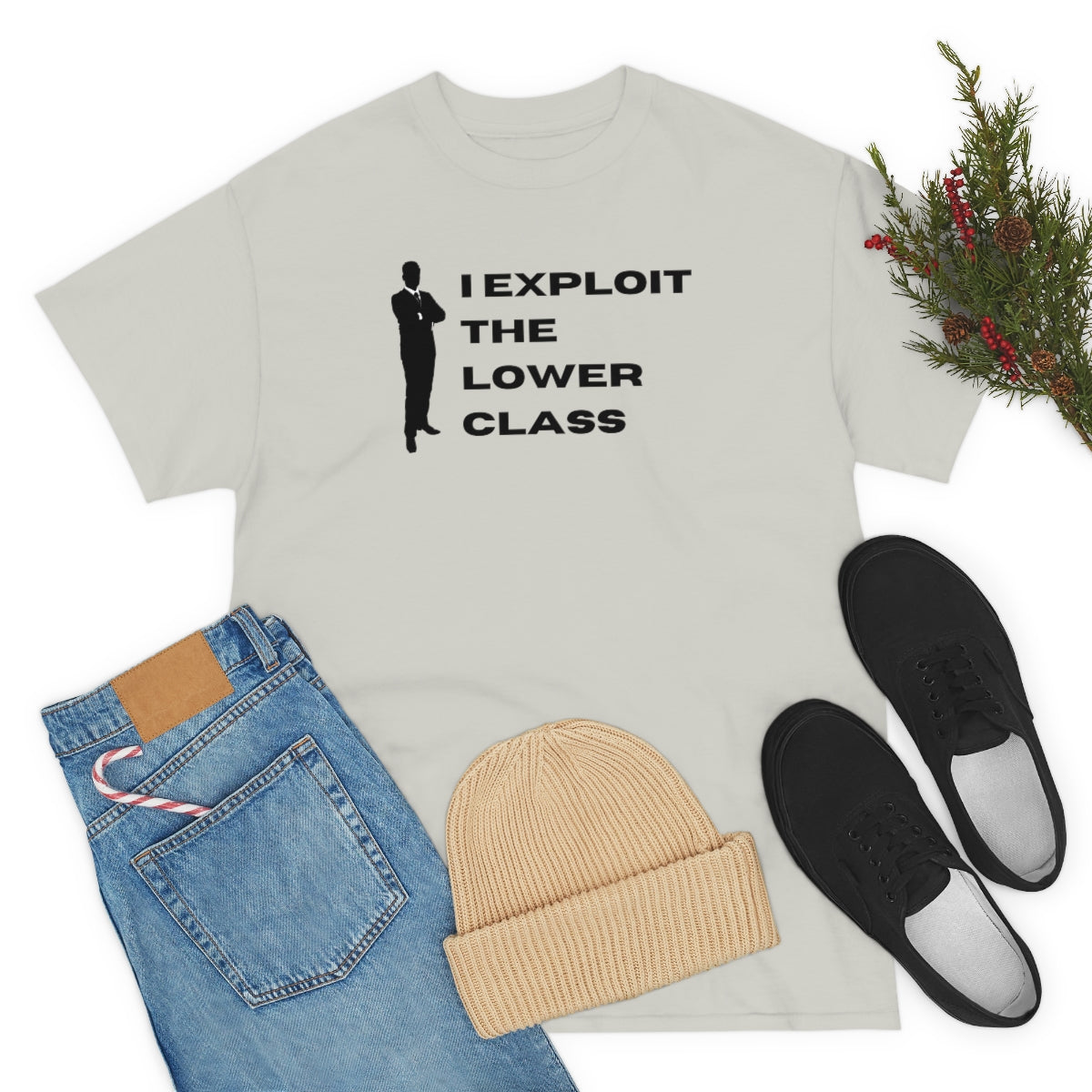 I Exploit the Lower Class - Unisex Heavy Cotton Tee - All Colors