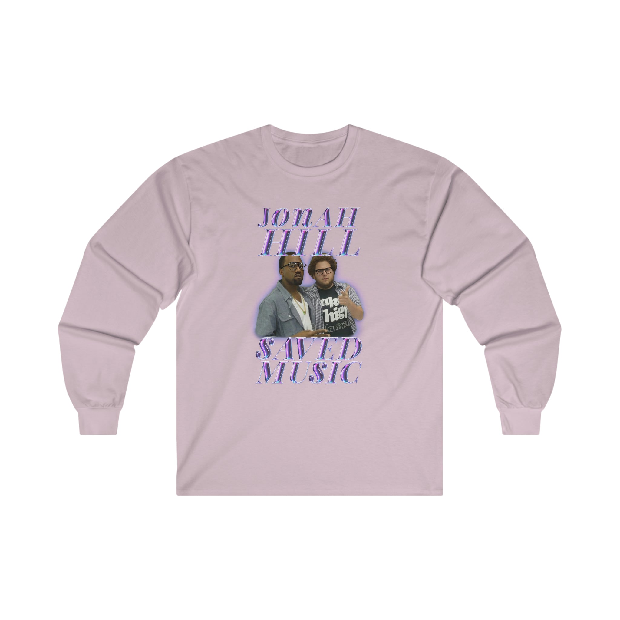 JONAH HILL SAVED MUSIC (KANYE) - Ultra Cotton Long Sleeve Tee - All Colors