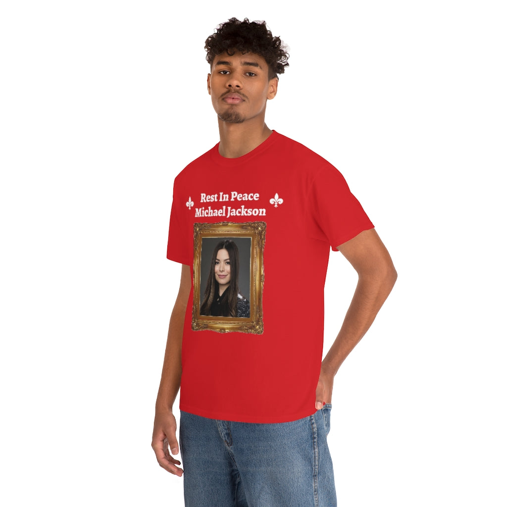 Rest In Peace Michael Jackson (Miranda Cosgrove from iCarly) - Unisex Heavy Cotton Tee - All Colors