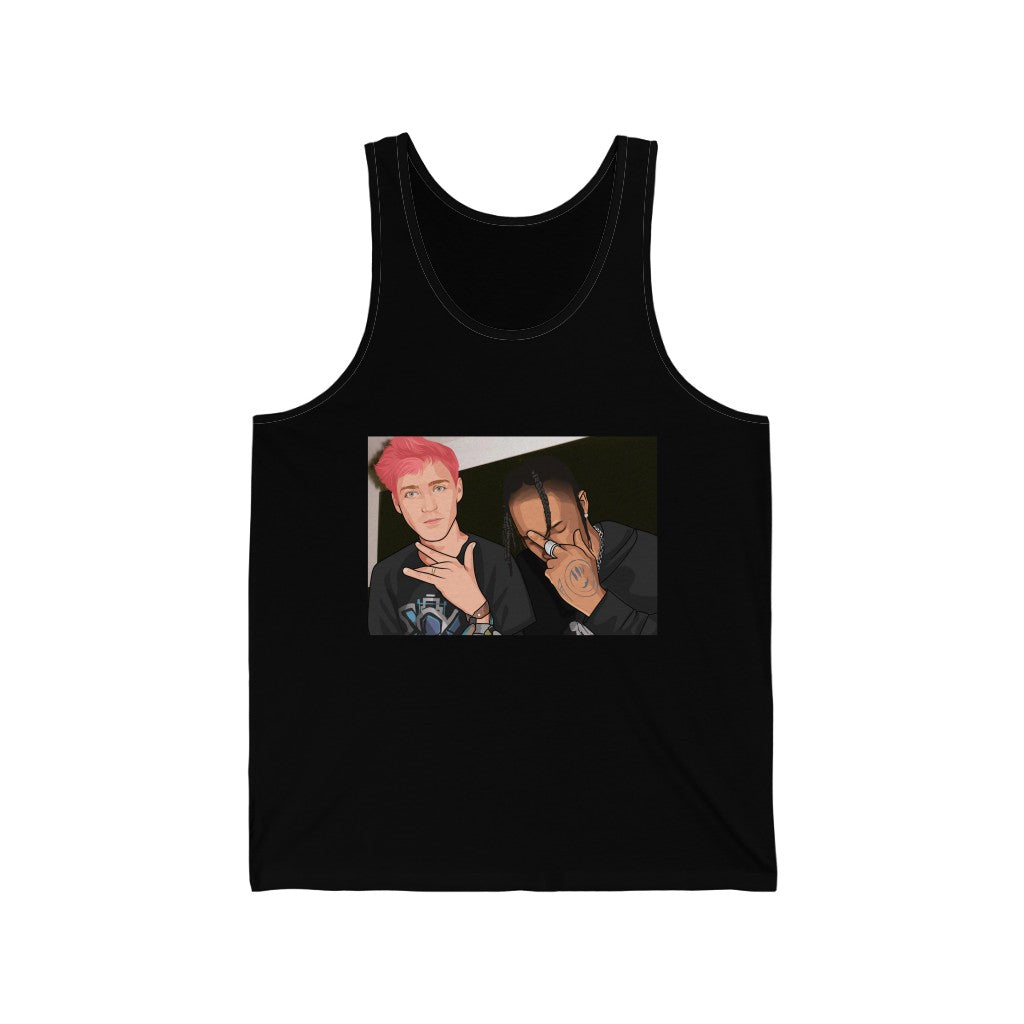 Ninja, (the guys from fortnite) - Unisex Jersey Tank