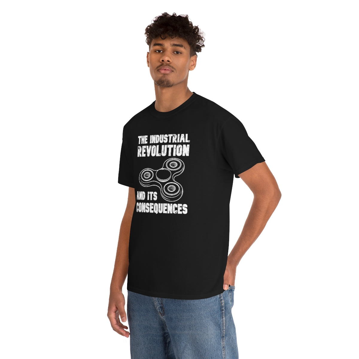 The Industrial Revolution and its Consequences Fidget Spinner - Unisex Heavy Cotton Tee - All Colors