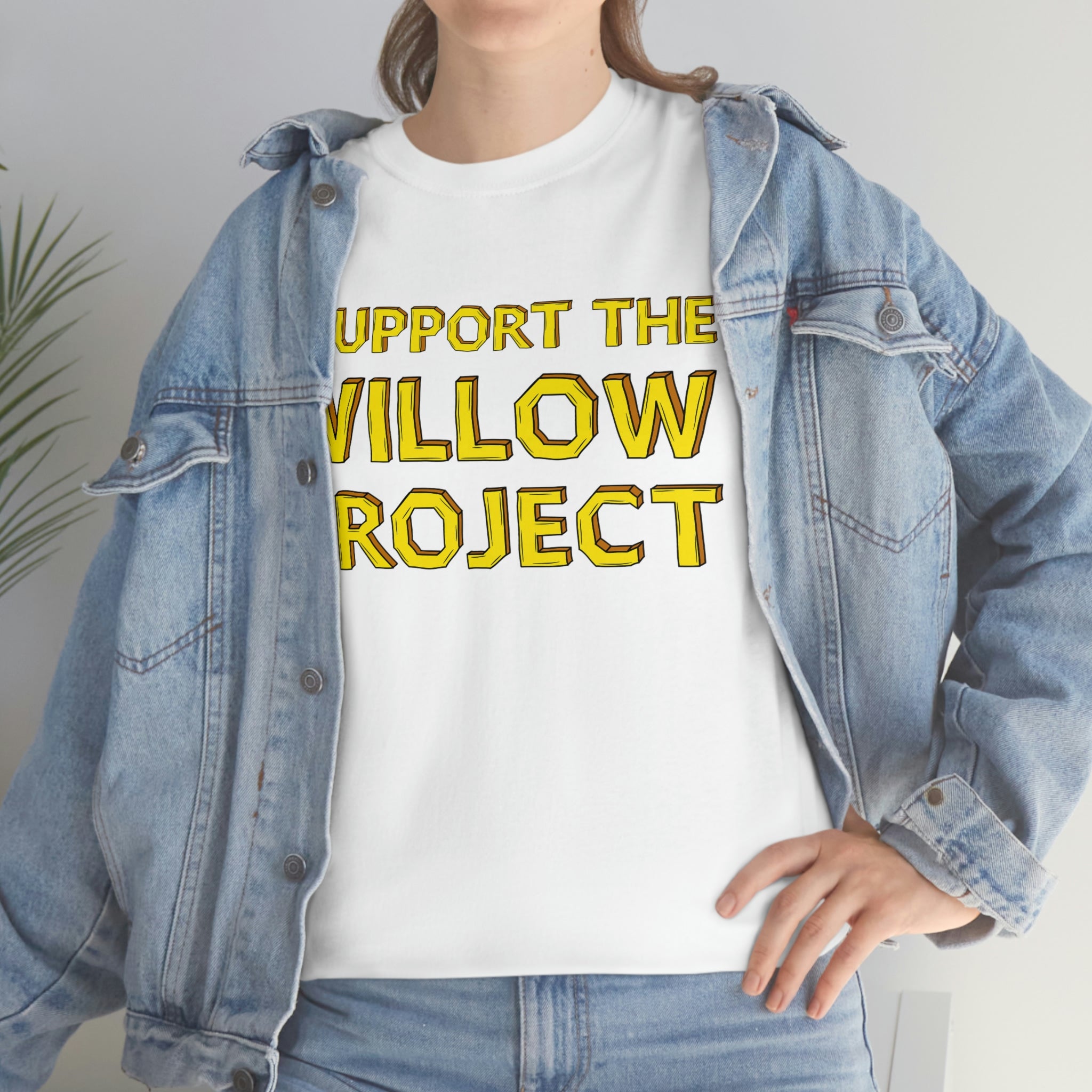 I Support the Willow Project - Unisex Heavy Cotton Tee