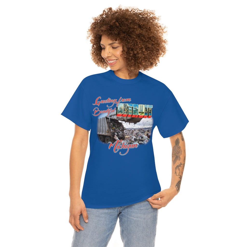 Detroit (Garbage Dump) - Unisex Heavy Cotton Tee - All Colors