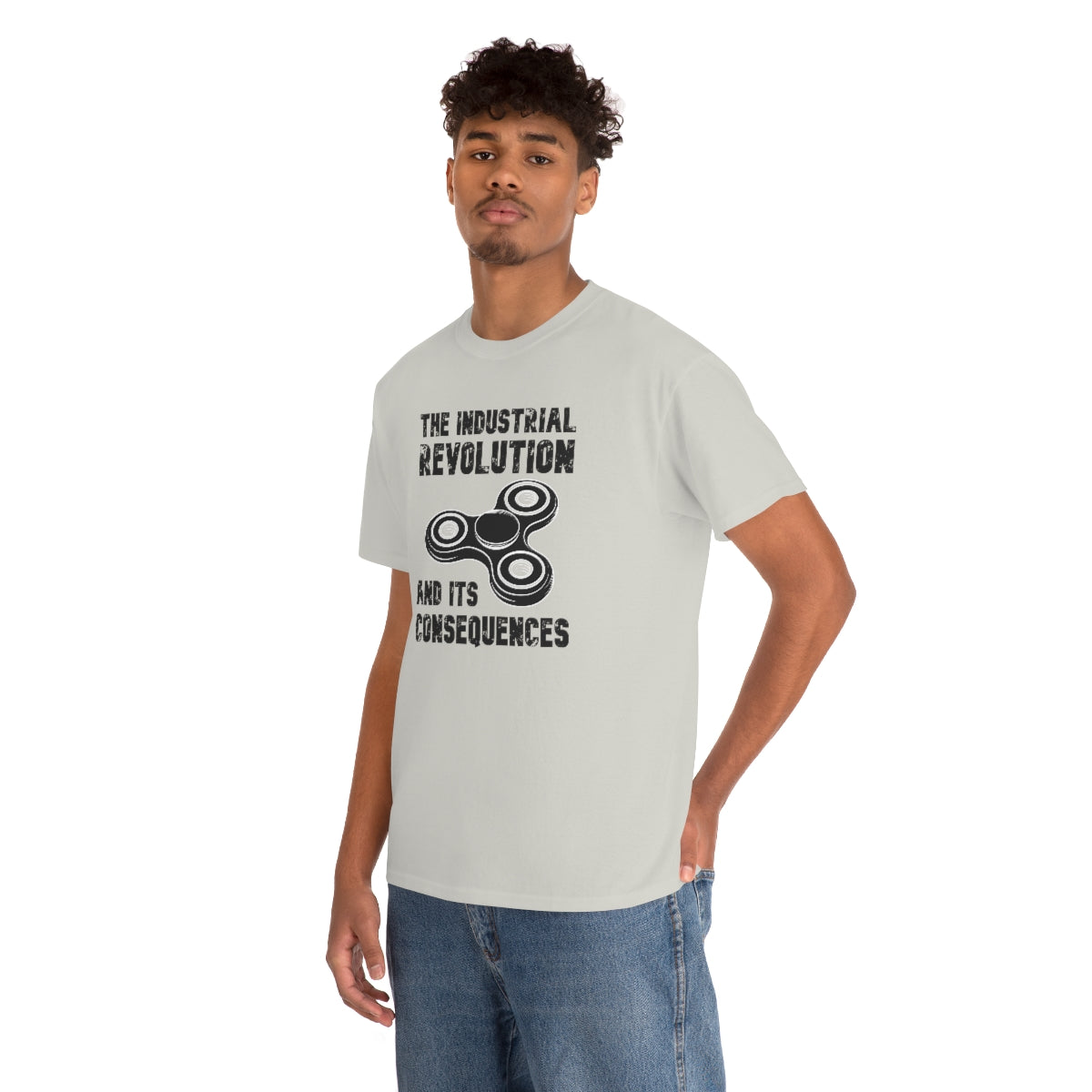 The Industrial Revolution and its Consequences Fidget Spinner - Unisex Heavy Cotton Tee - All Colors