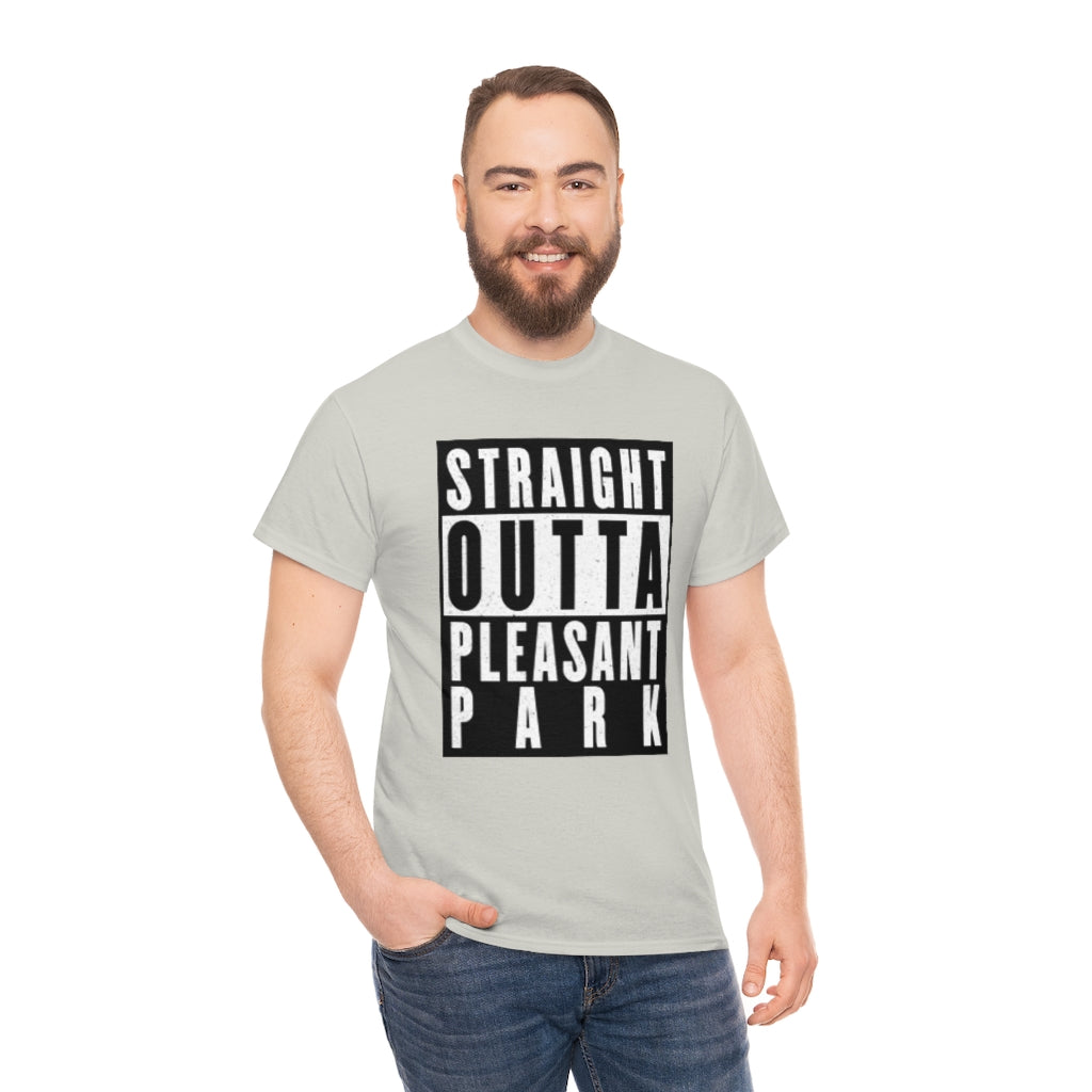 Straight out of Pleasant Park (Compton) - Unisex Heavy Cotton Tee - All Colors