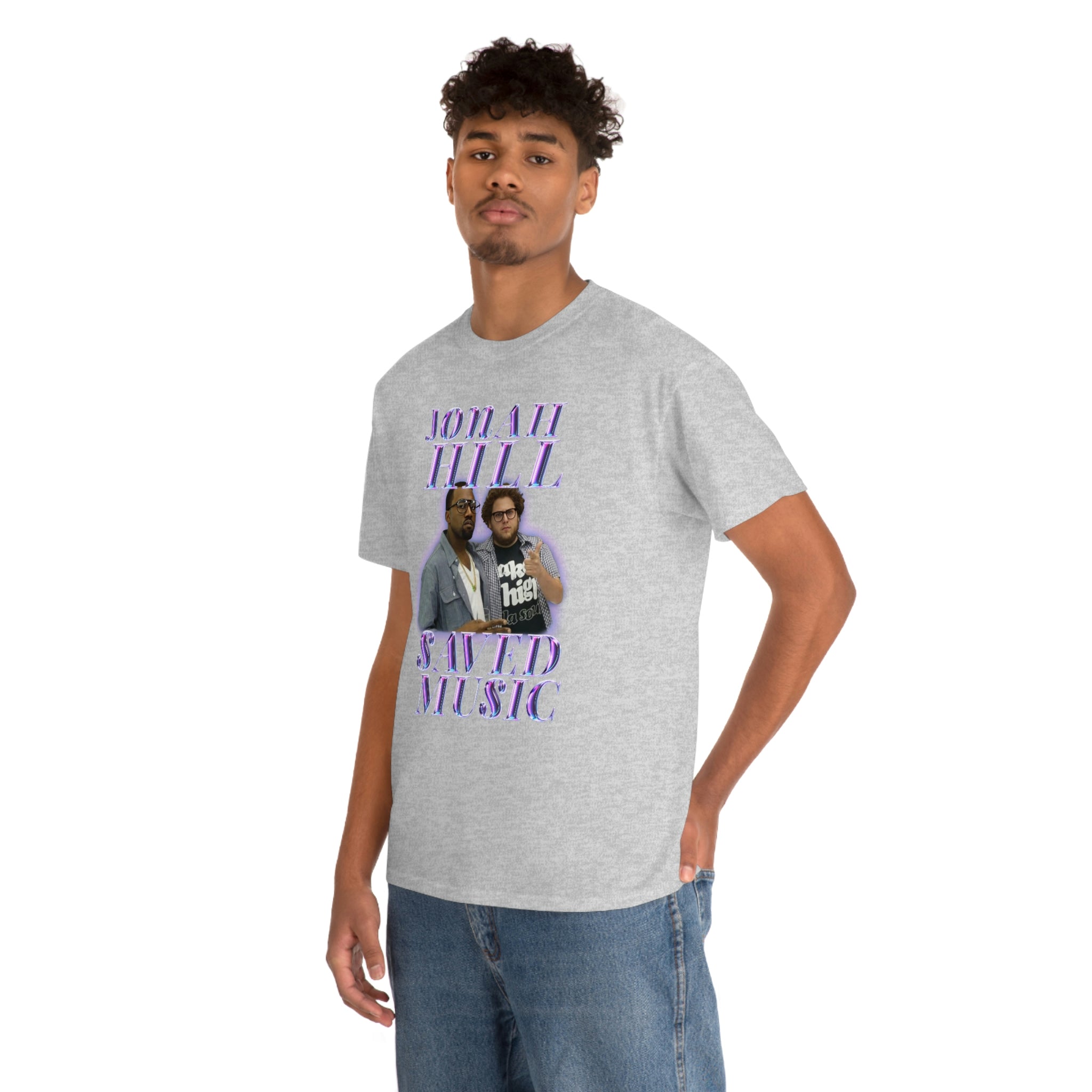 JONAH HILL SAVED MUSIC (KANYE) - Unisex Heavy Cotton Tee