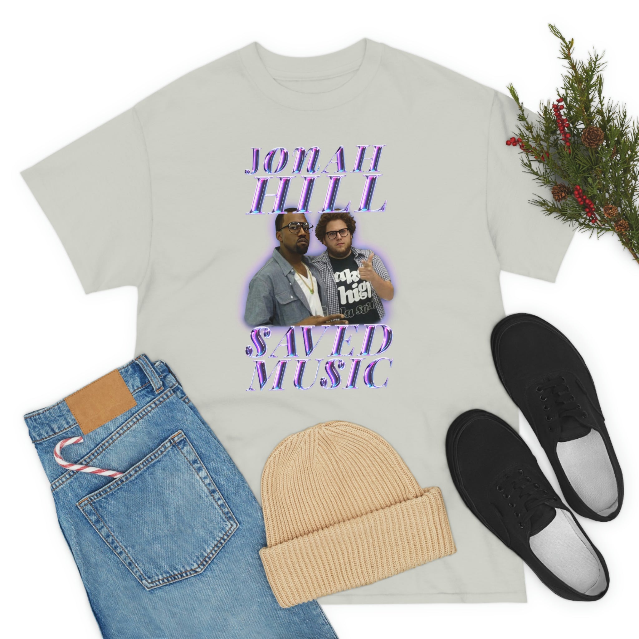 JONAH HILL SAVED MUSIC (KANYE) - Unisex Heavy Cotton Tee