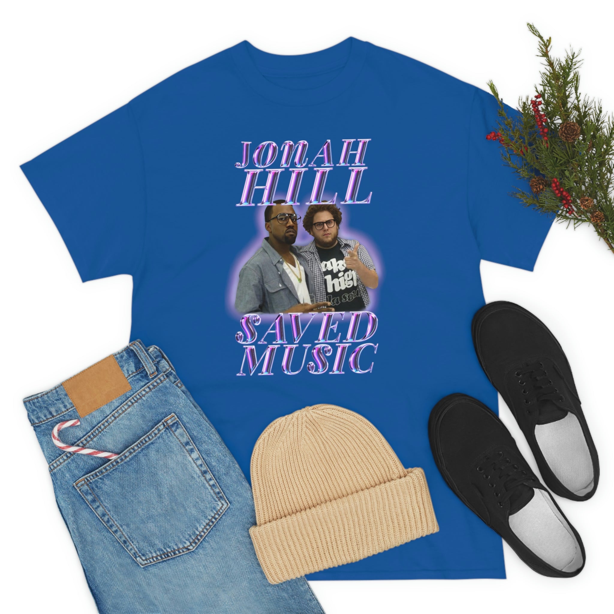 JONAH HILL SAVED MUSIC (KANYE) - Unisex Heavy Cotton Tee