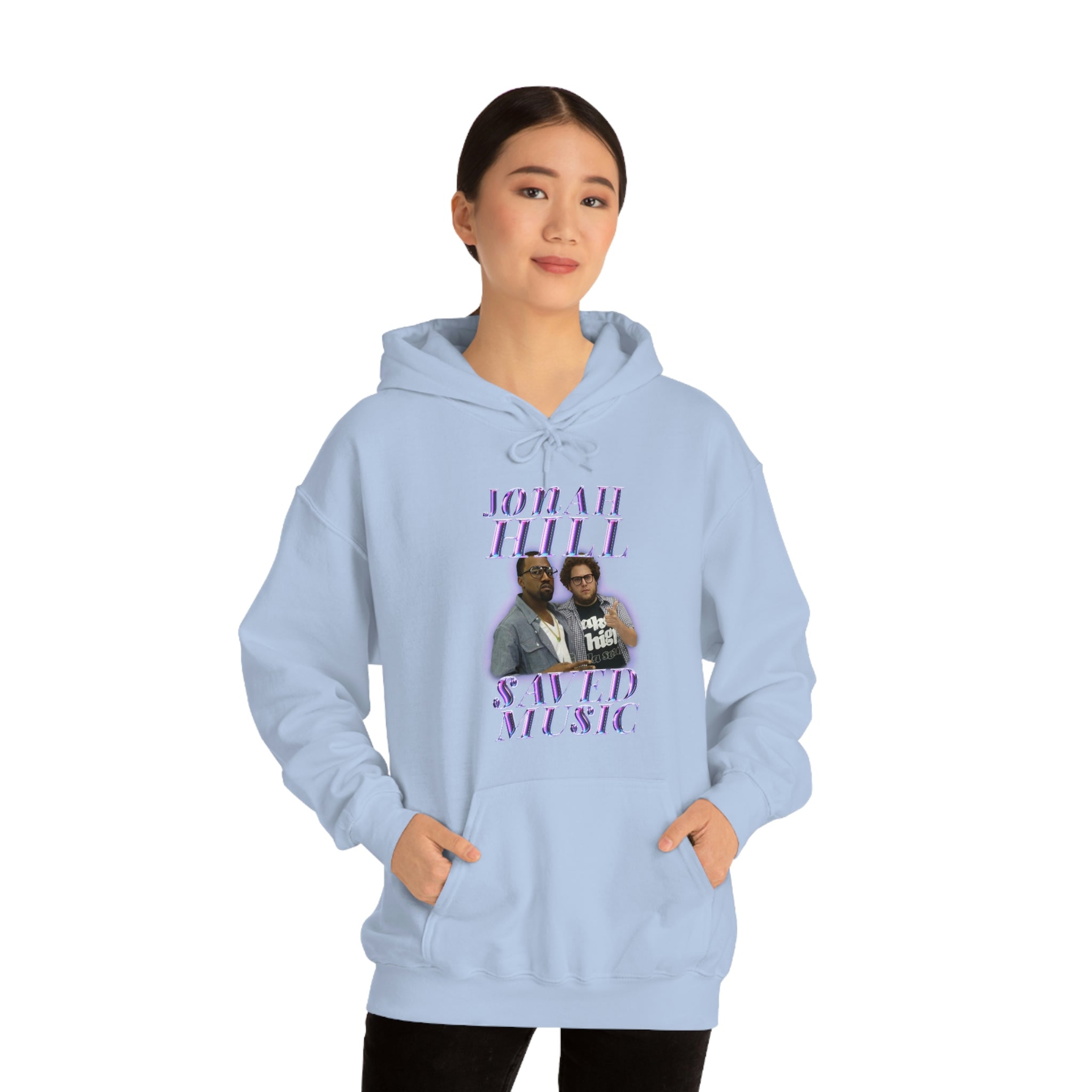 JONAH HILL SAVED MUSIC (KANYE) - Unisex Heavy Blend™ Hooded Sweatshirt