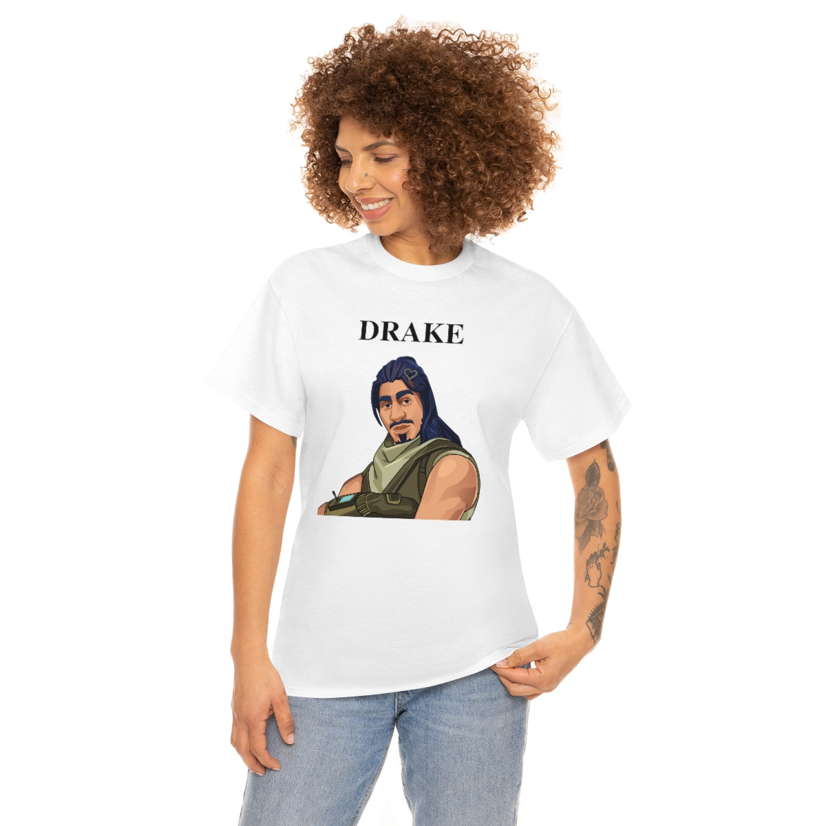 Drake Fortnite Default skin - Unisex Heavy Cotton Tee - All Colors