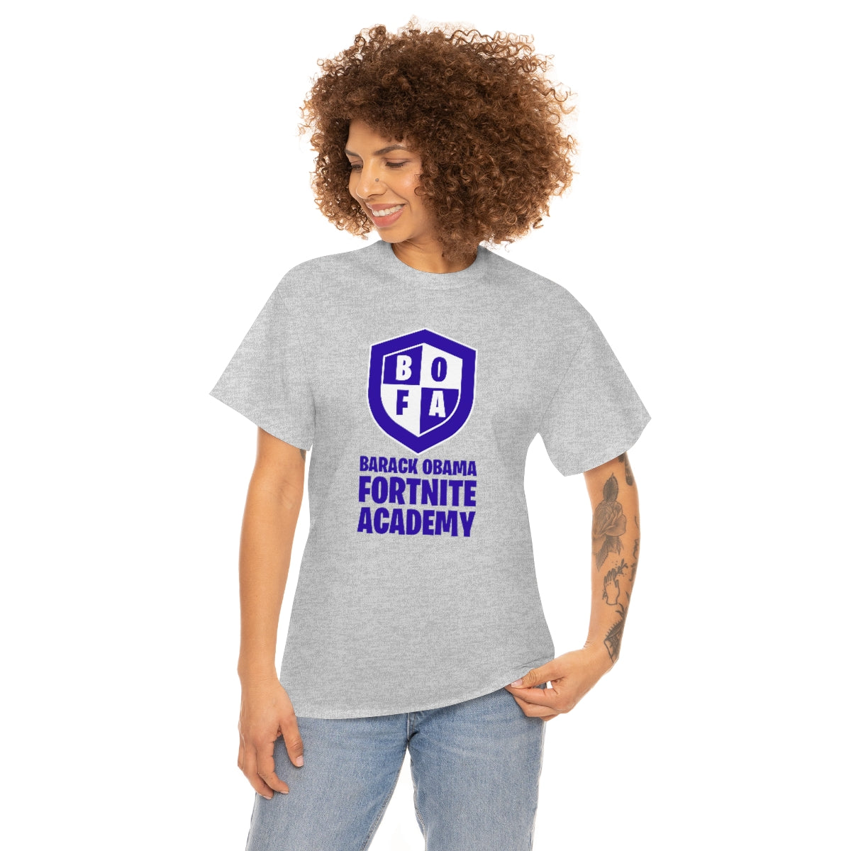 BOFA Barack Obama Fortnite Academy - Unisex Heavy Cotton Tee