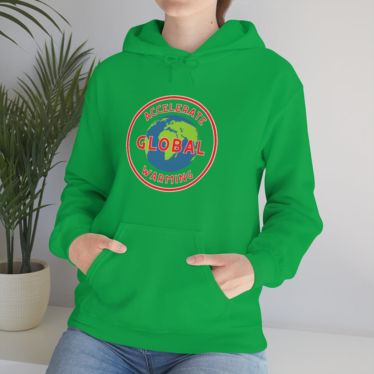 Accelerate Global Warming - Unisex Heavy Blend™ Hooded Sweatshirt - ALL COLORS - Hot Take