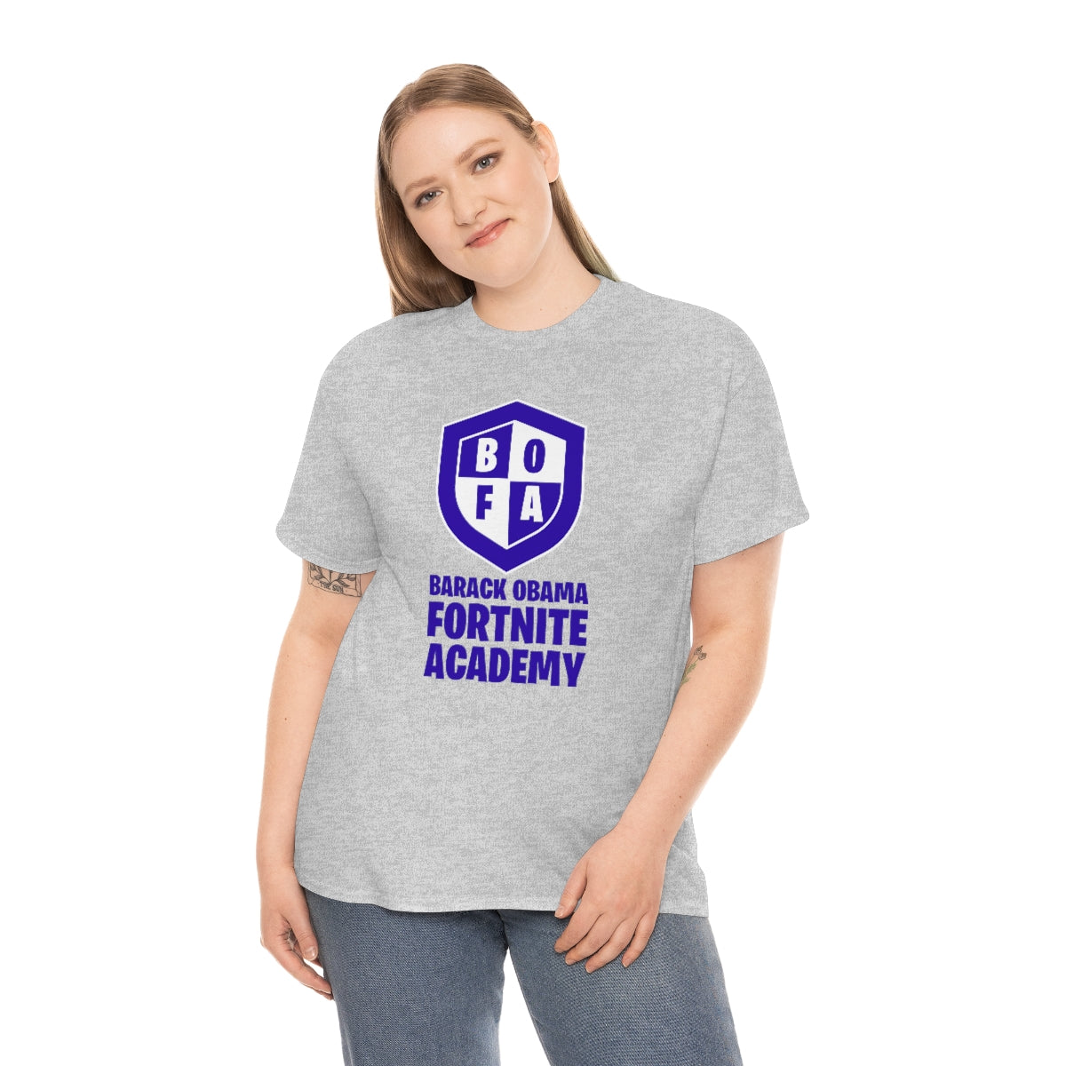 BOFA Barack Obama Fortnite Academy - Unisex Heavy Cotton Tee