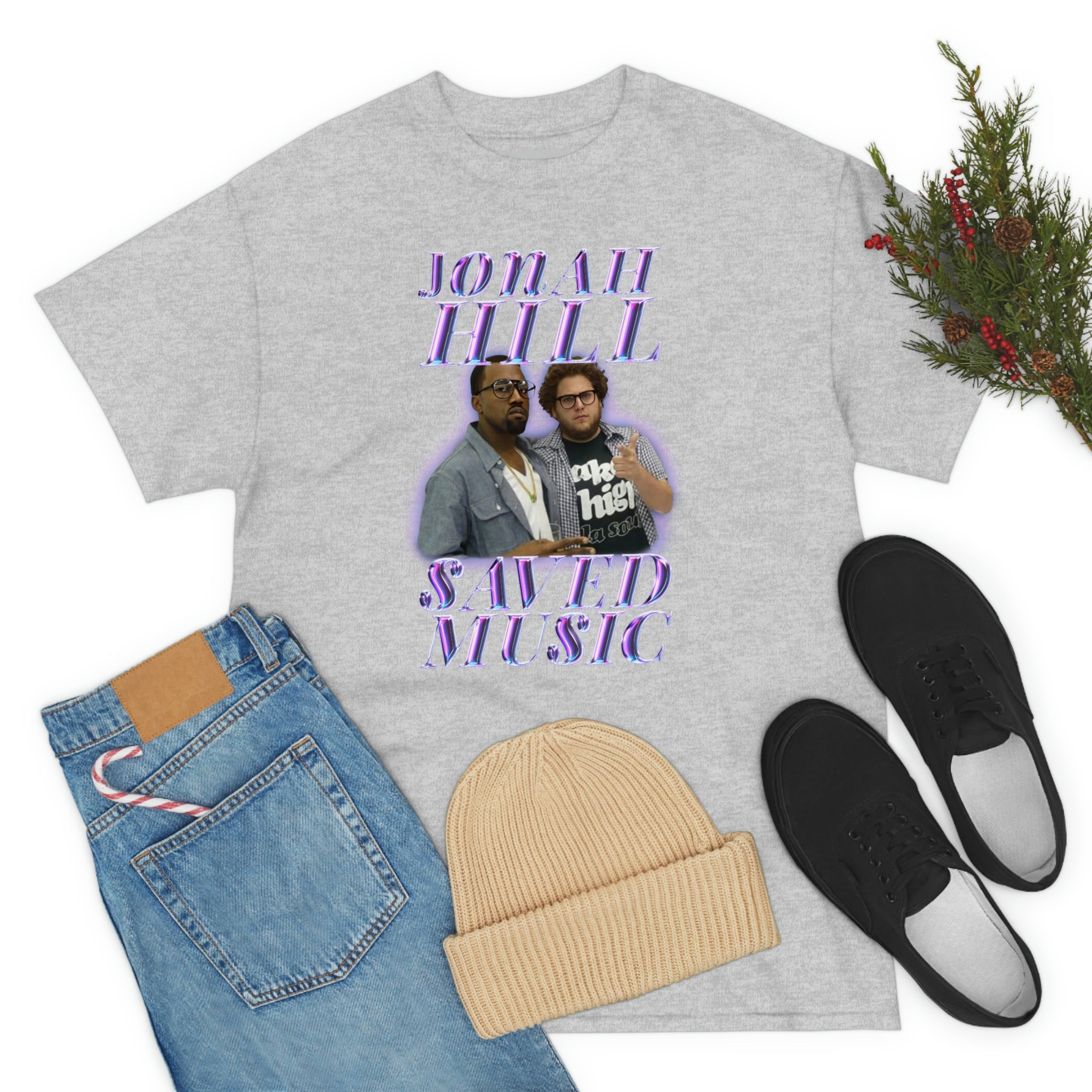 JONAH HILL SAVED MUSIC (KANYE) - Unisex Heavy Cotton Tee