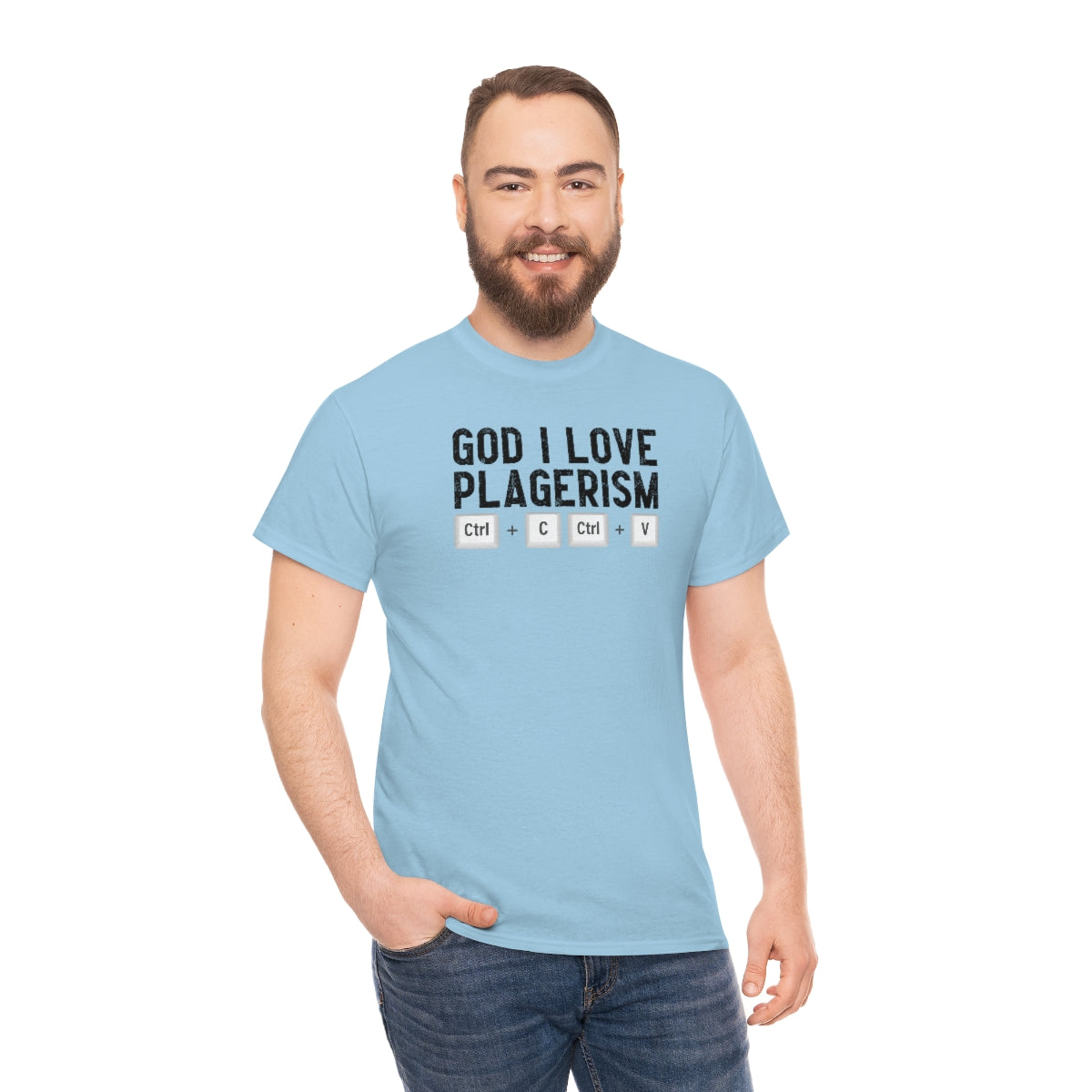 God I Love Plagerism - Unisex Heavy Cotton Tee - All Colors