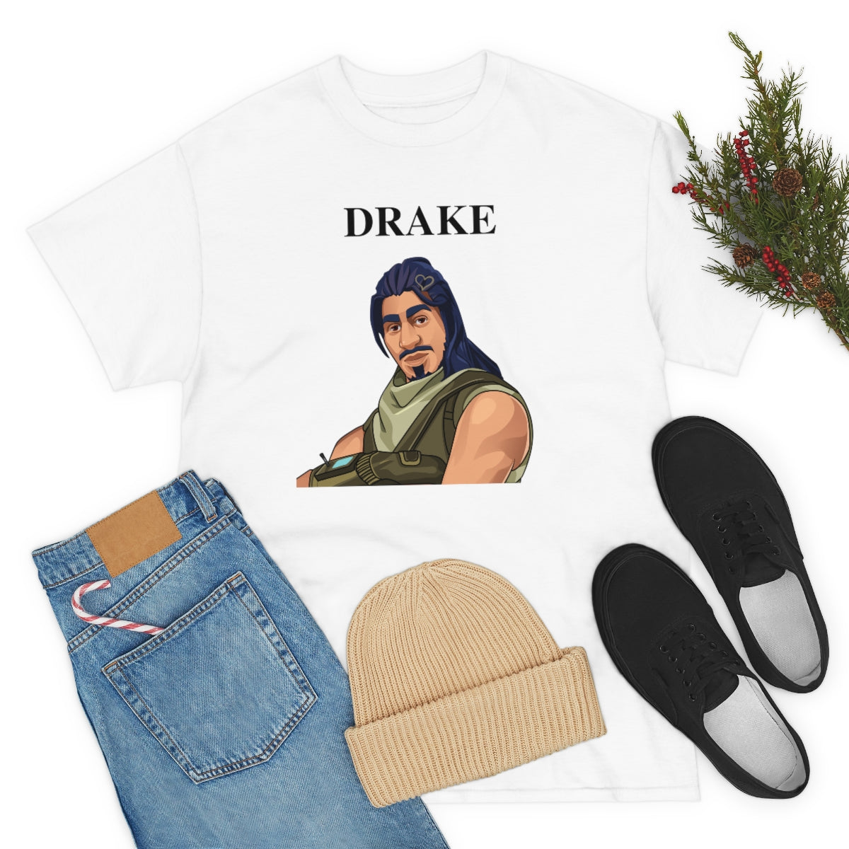 Drake Fortnite Default skin - Unisex Heavy Cotton Tee - All Colors