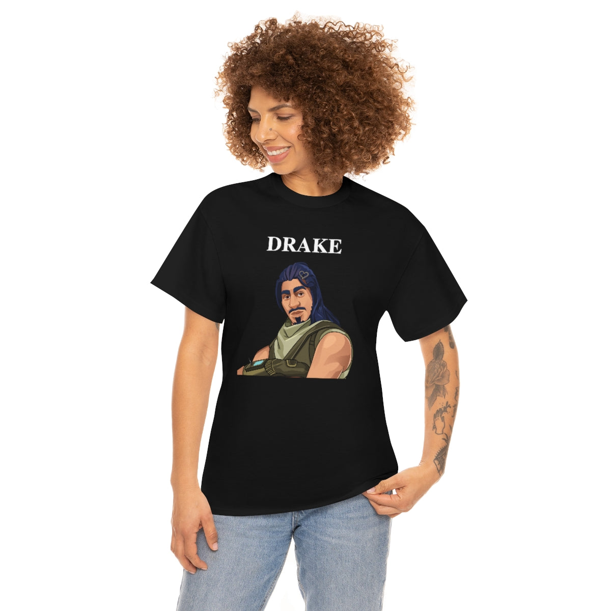 Drake Fortnite Default skin - Unisex Heavy Cotton Tee - All Colors