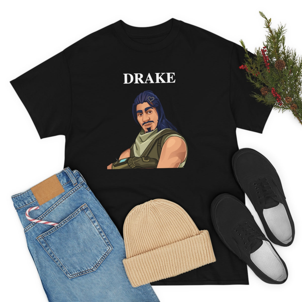 Drake Fortnite Default skin - Unisex Heavy Cotton Tee - All Colors