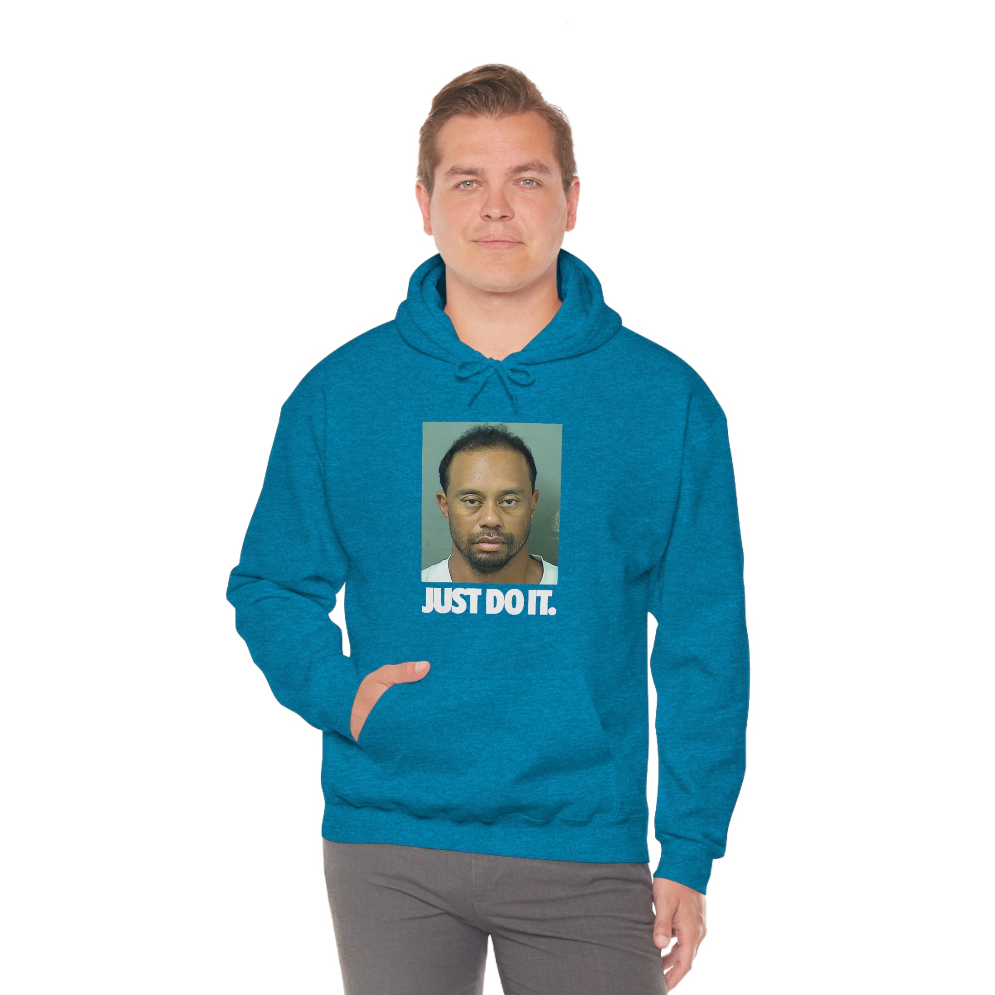 Tiger Woods DUI Just Do it - Unisex Heavy Blend™ Hooded Sweatshirt - ALL COLORS