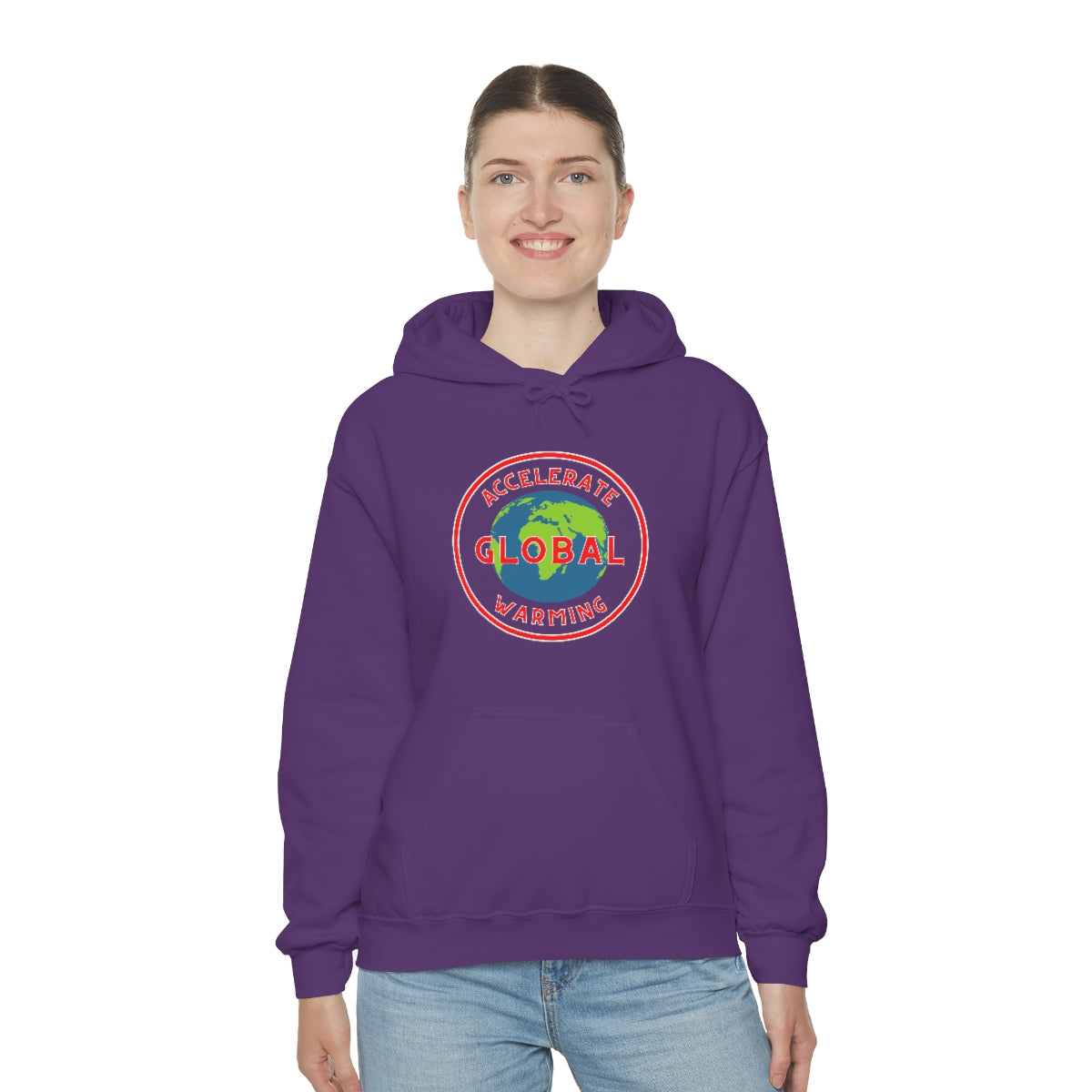 Accelerate Global Warming - Unisex Heavy Blend™ Hooded Sweatshirt - ALL COLORS - Hot Take