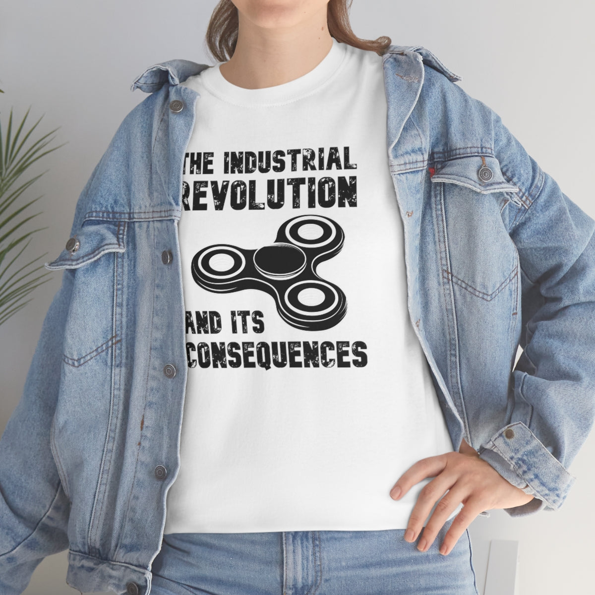 The Industrial Revolution and its Consequences Fidget Spinner - Unisex Heavy Cotton Tee - All Colors