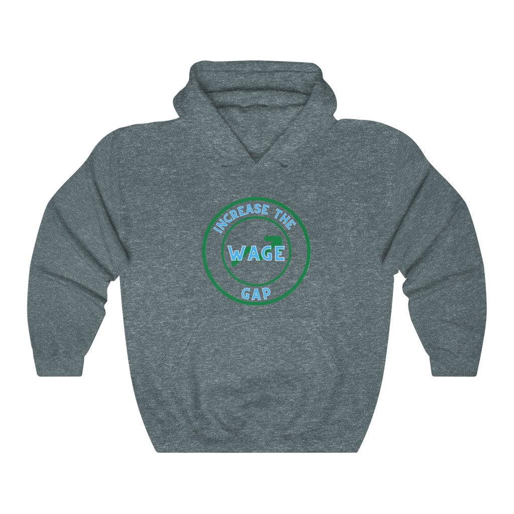 Increase the Wage Gap - Unisex Heavy Blend™ Hooded Sweatshirt - ALL COLORS - Hot Take