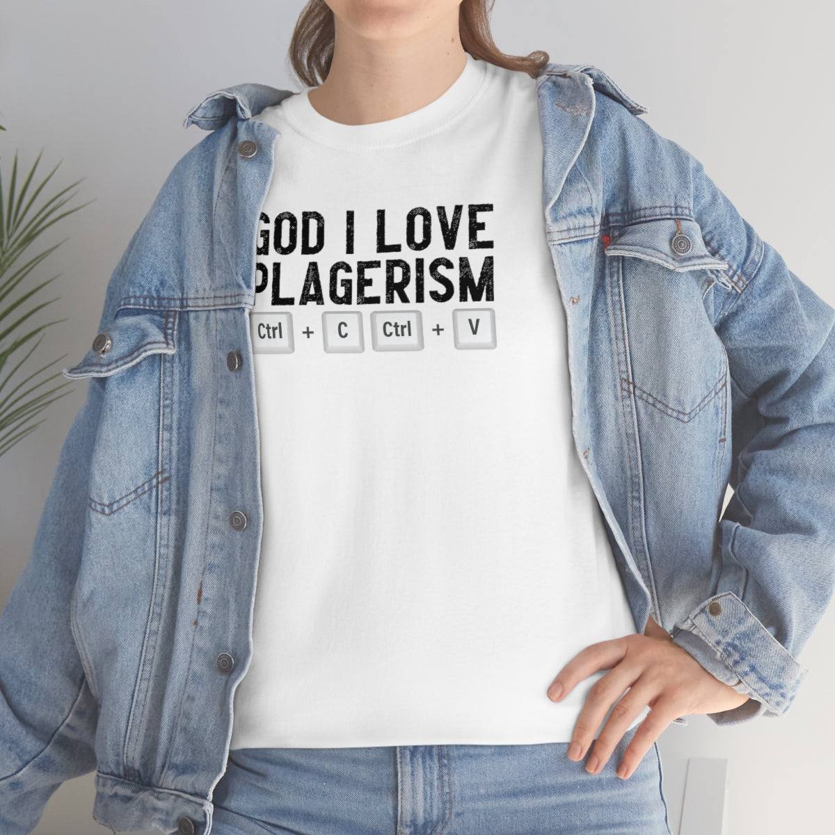 God I Love Plagerism - Unisex Heavy Cotton Tee - All Colors