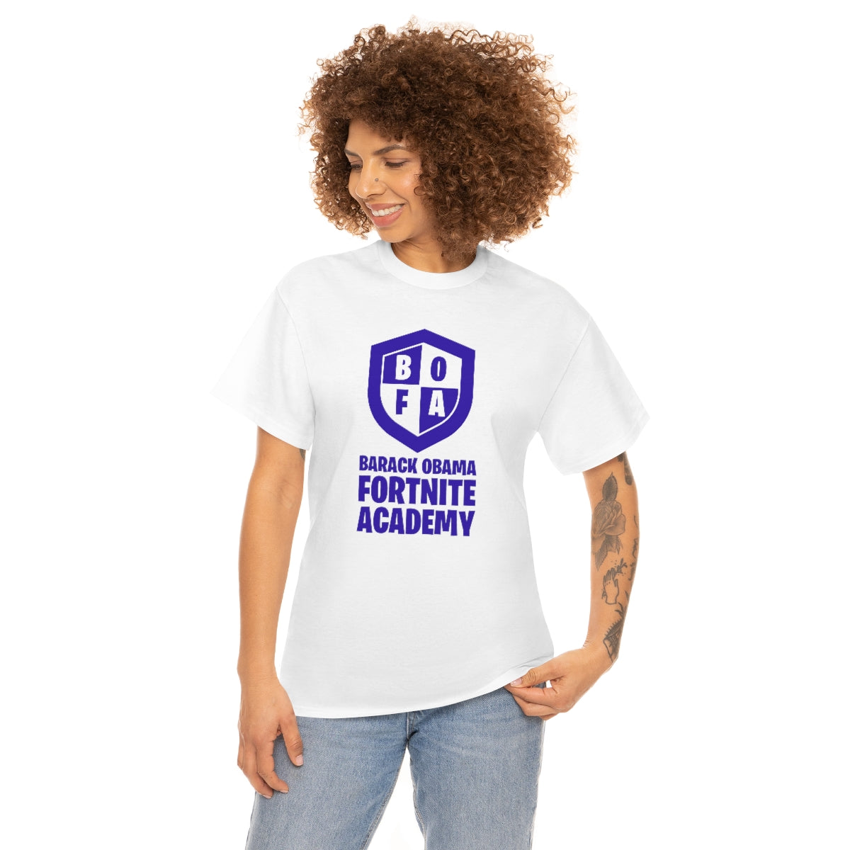 BOFA Barack Obama Fortnite Academy - Unisex Heavy Cotton Tee