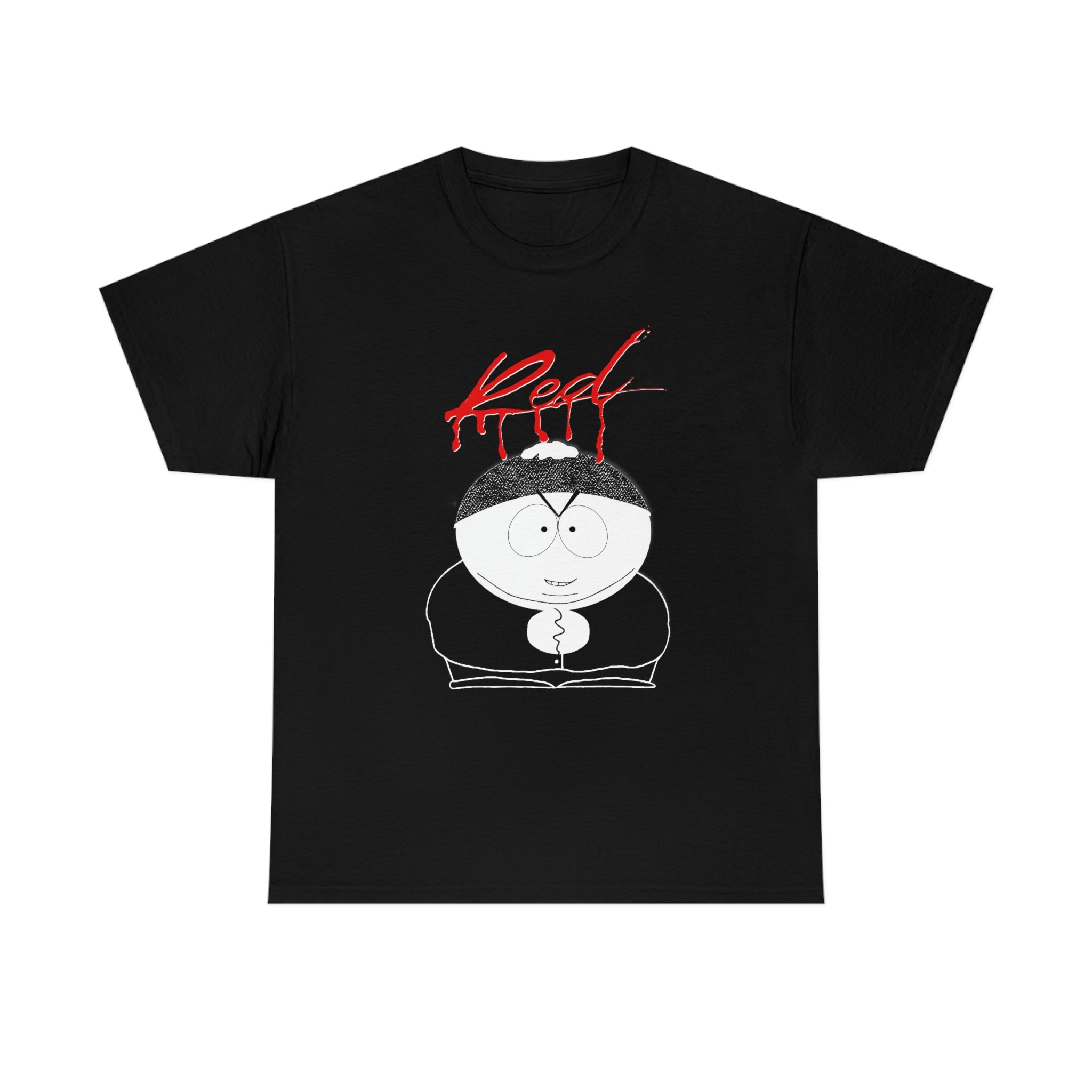 Playboi Cartman (Eric Cartman from South Park) Whole Lotta Red Album Cover - Unisex Heavy Cotton Tee