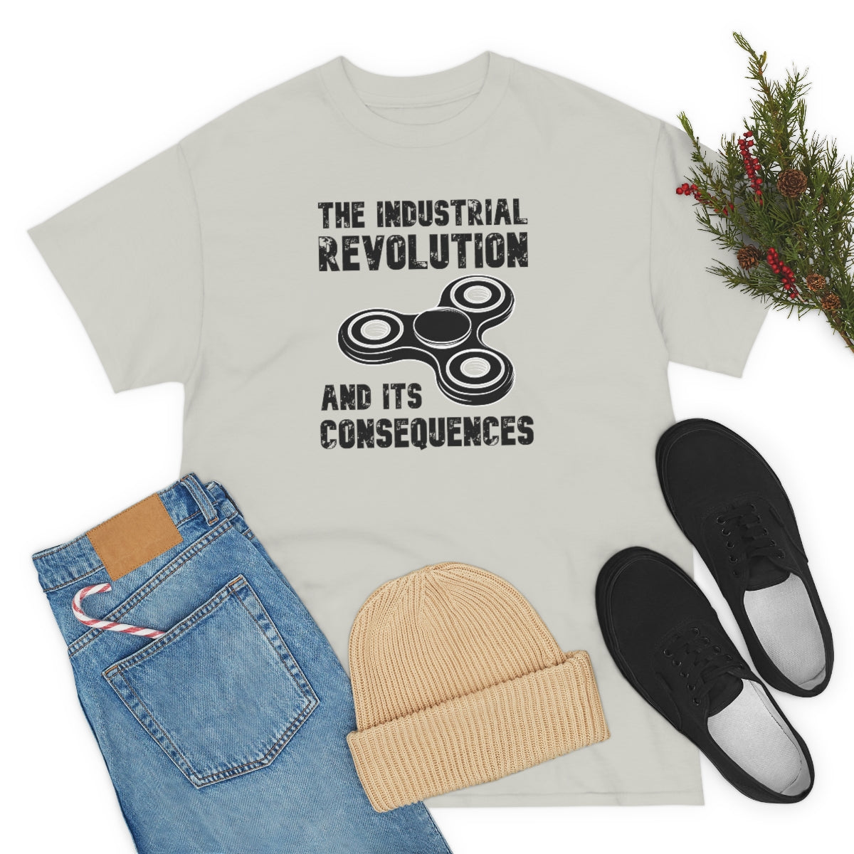 The Industrial Revolution and its Consequences Fidget Spinner - Unisex Heavy Cotton Tee - All Colors