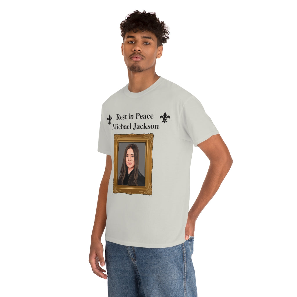 Rest In Peace Michael Jackson (Miranda Cosgrove from iCarly) - Unisex Heavy Cotton Tee - All Colors