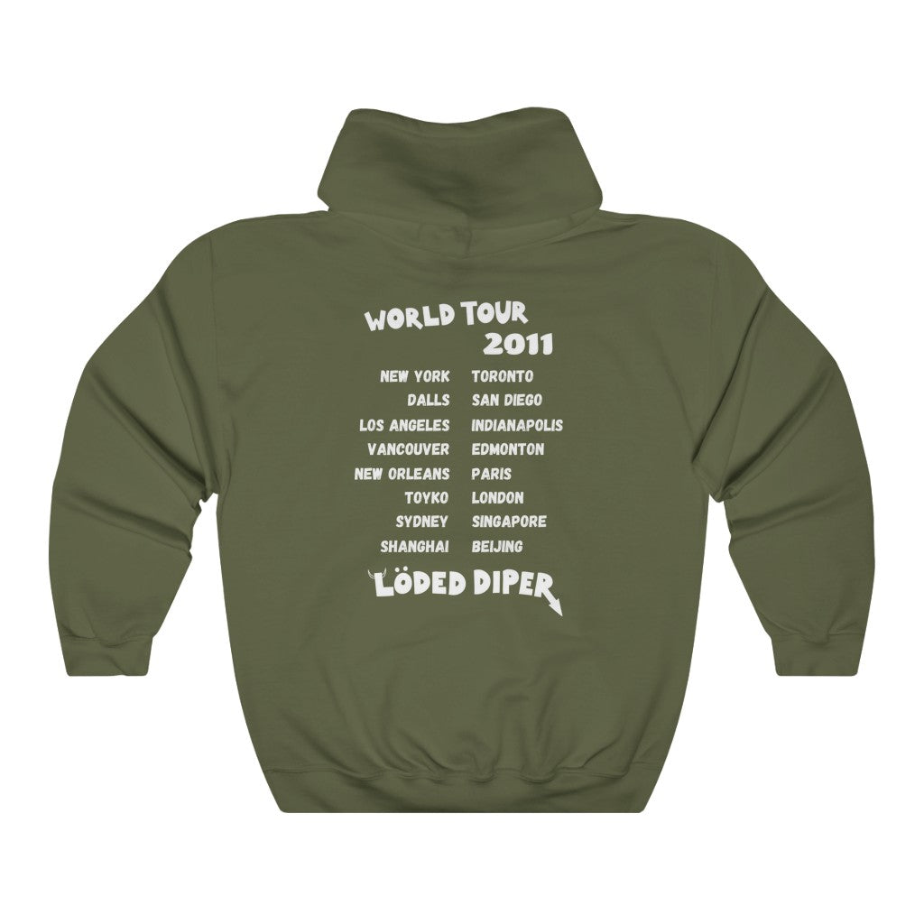 Loded Diper World Tour - Unisex Heavy Blend™ Hooded Sweatshirt - ALL COLORS