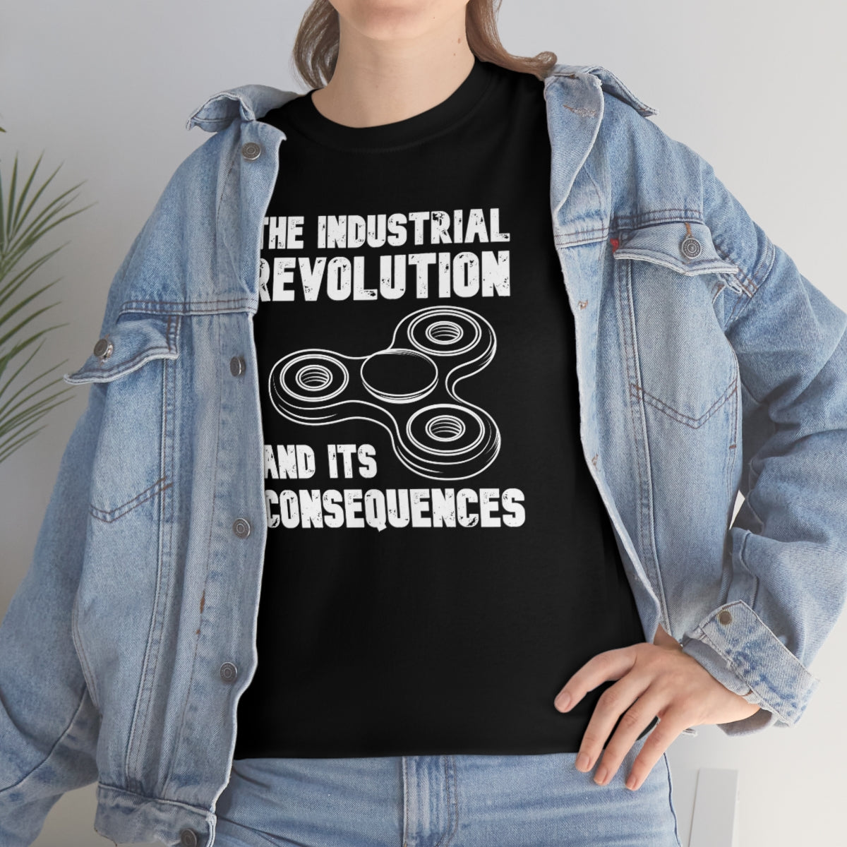 The Industrial Revolution and its Consequences Fidget Spinner - Unisex Heavy Cotton Tee - All Colors