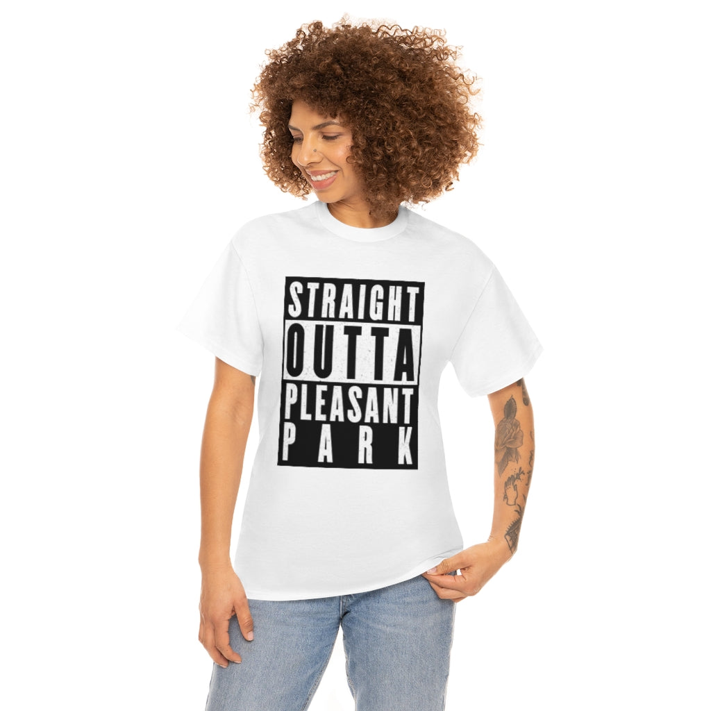 Straight out of Pleasant Park (Compton) - Unisex Heavy Cotton Tee - All Colors