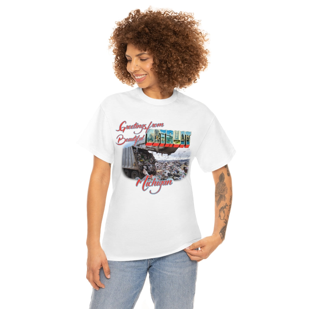 Detroit (Garbage Dump) - Unisex Heavy Cotton Tee - All Colors