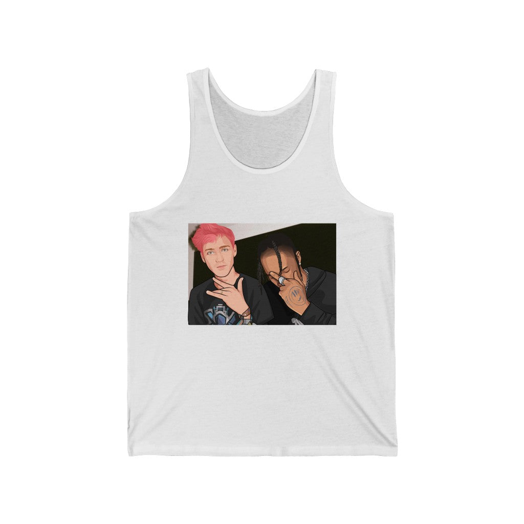 Ninja, (the guys from fortnite) - Unisex Jersey Tank