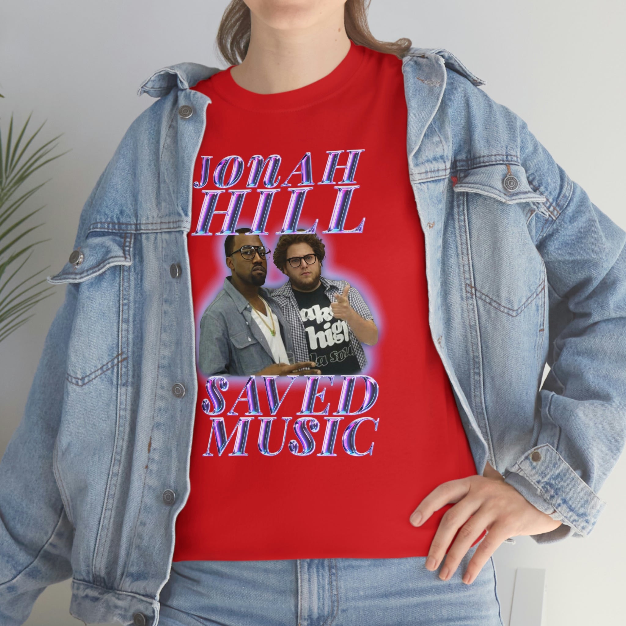 JONAH HILL SAVED MUSIC (KANYE) - Unisex Heavy Cotton Tee