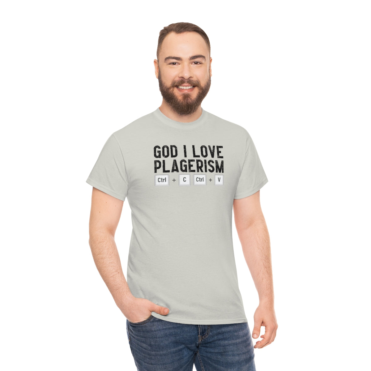 God I Love Plagerism - Unisex Heavy Cotton Tee - All Colors