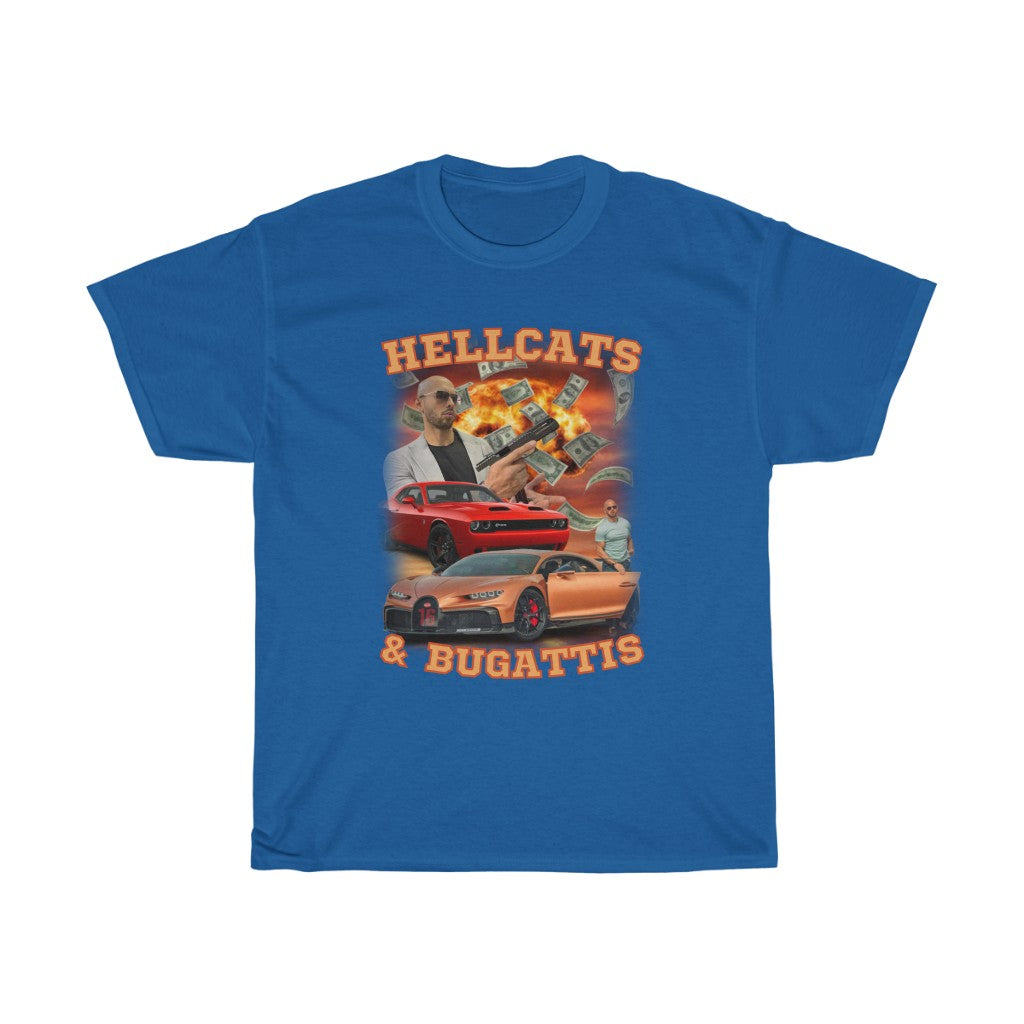 Hellcats and Bugattis - Unisex Heavy Cotton Tee