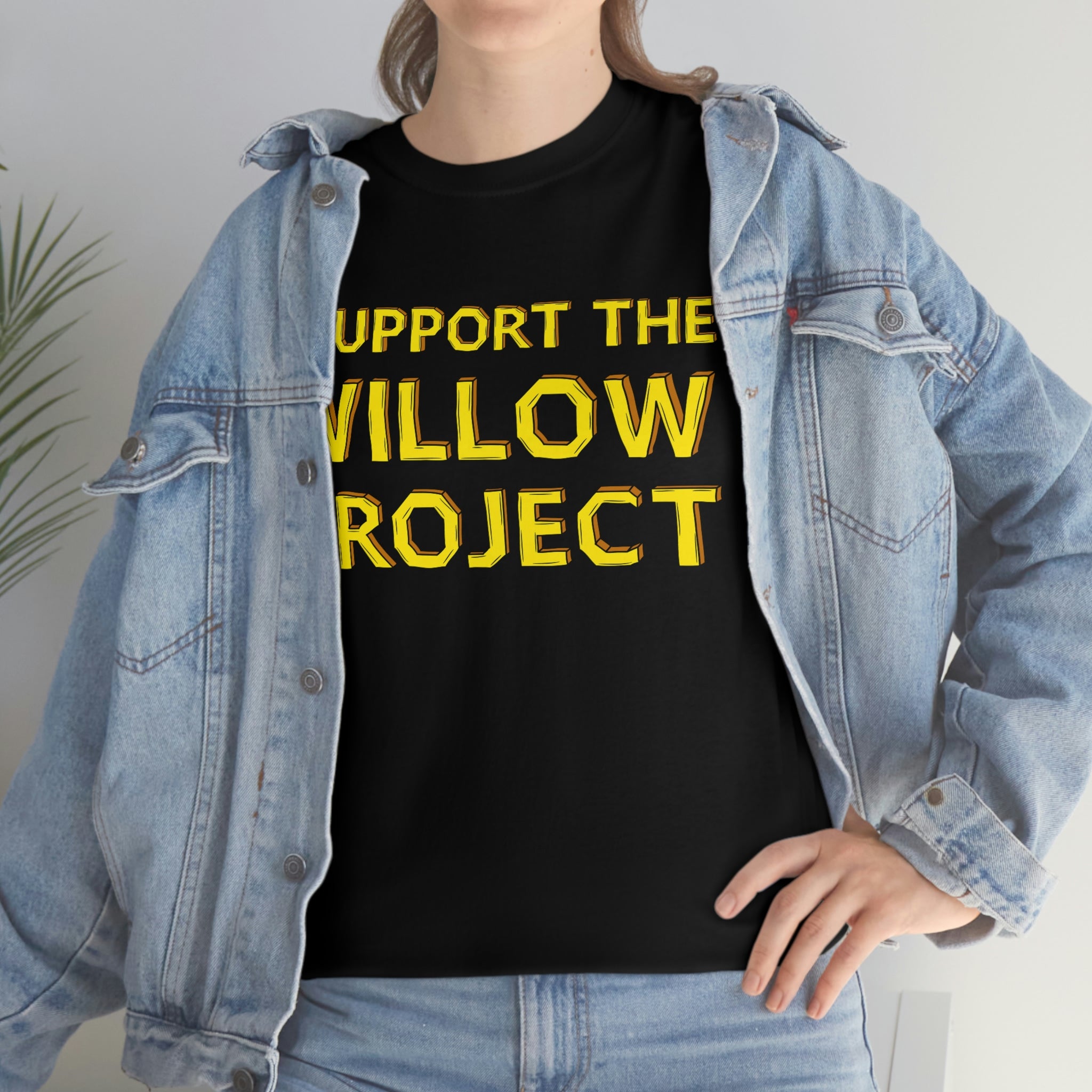 I Support the Willow Project - Unisex Heavy Cotton Tee