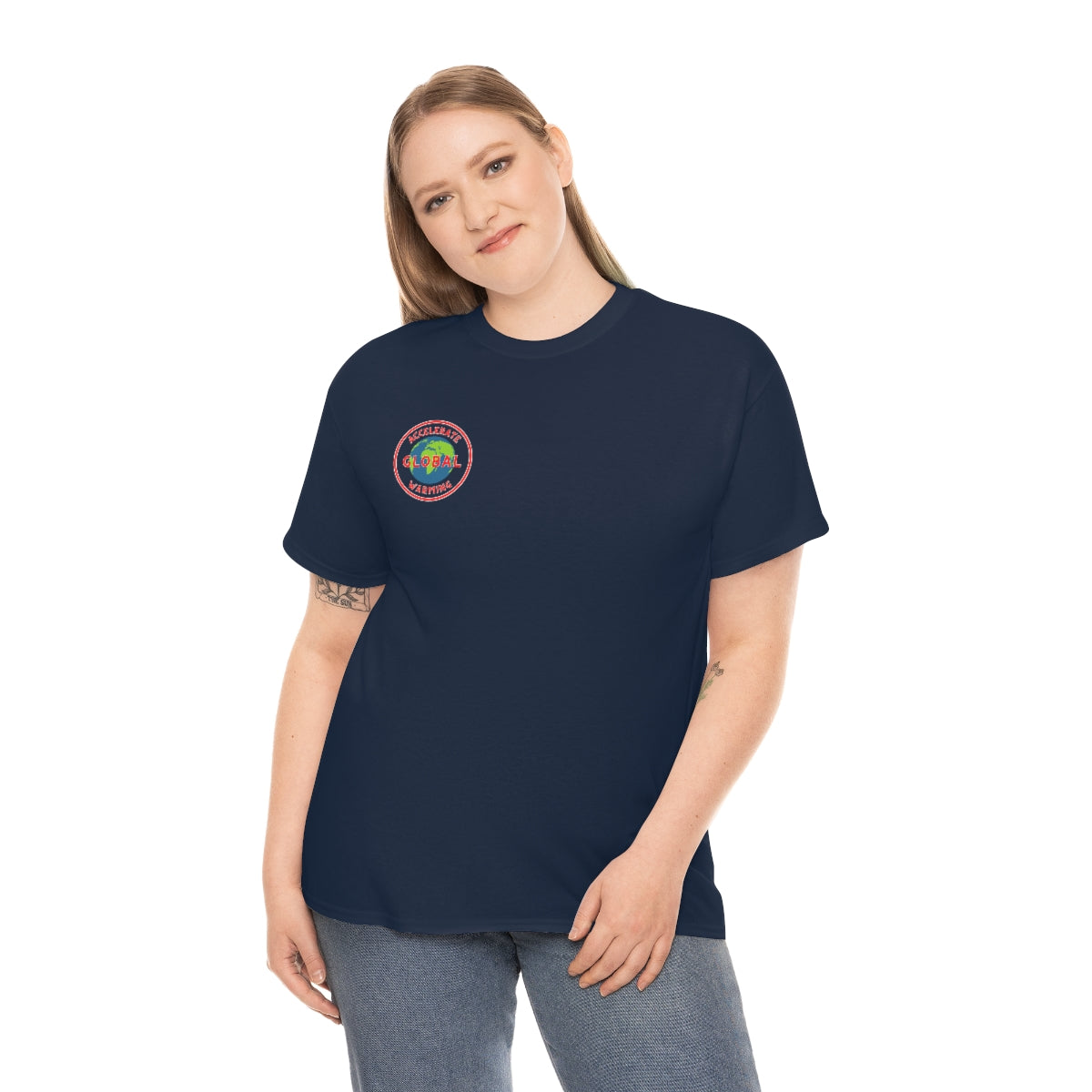 Accelerate Global Warming - Unisex Heavy Cotton Tee - Hot Take