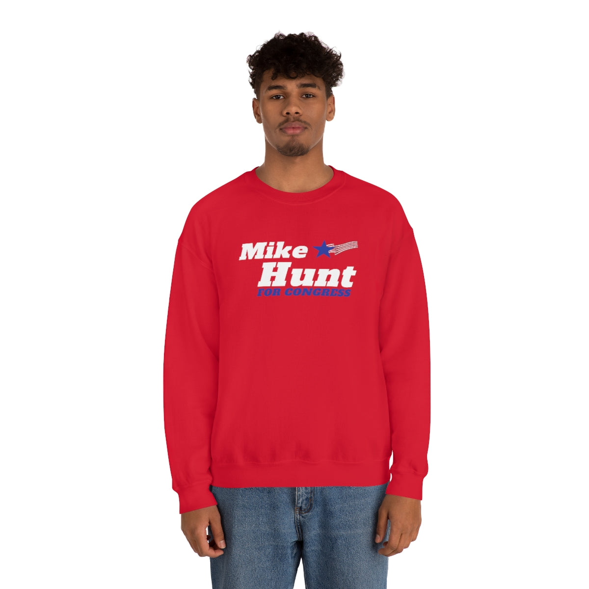 Mike Hunt - Unisex Heavy Blend™ Crewneck Sweatshirt