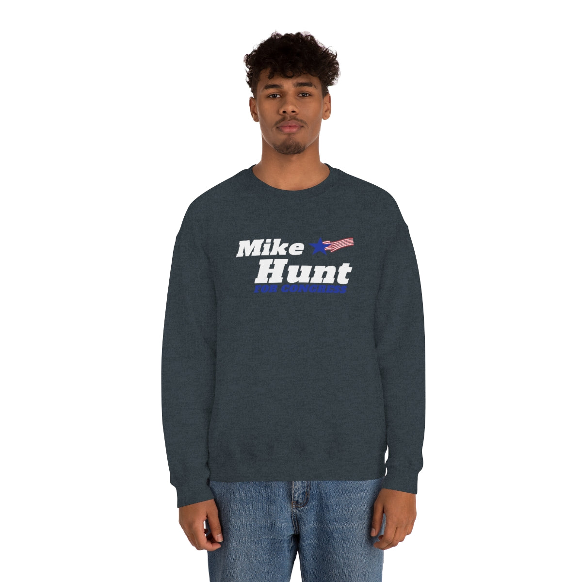 Mike Hunt - Unisex Heavy Blend™ Crewneck Sweatshirt